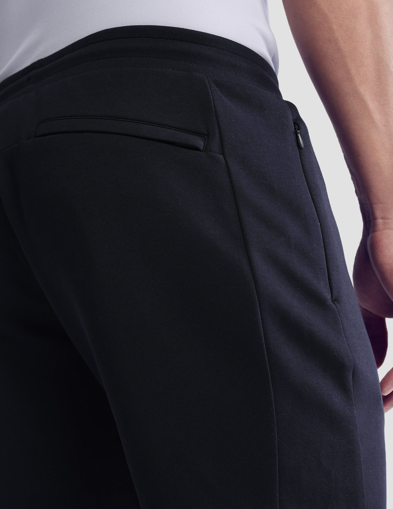 Mid Rise Solid Active Shorts Navy - U.S. Polo Assn. India | Large