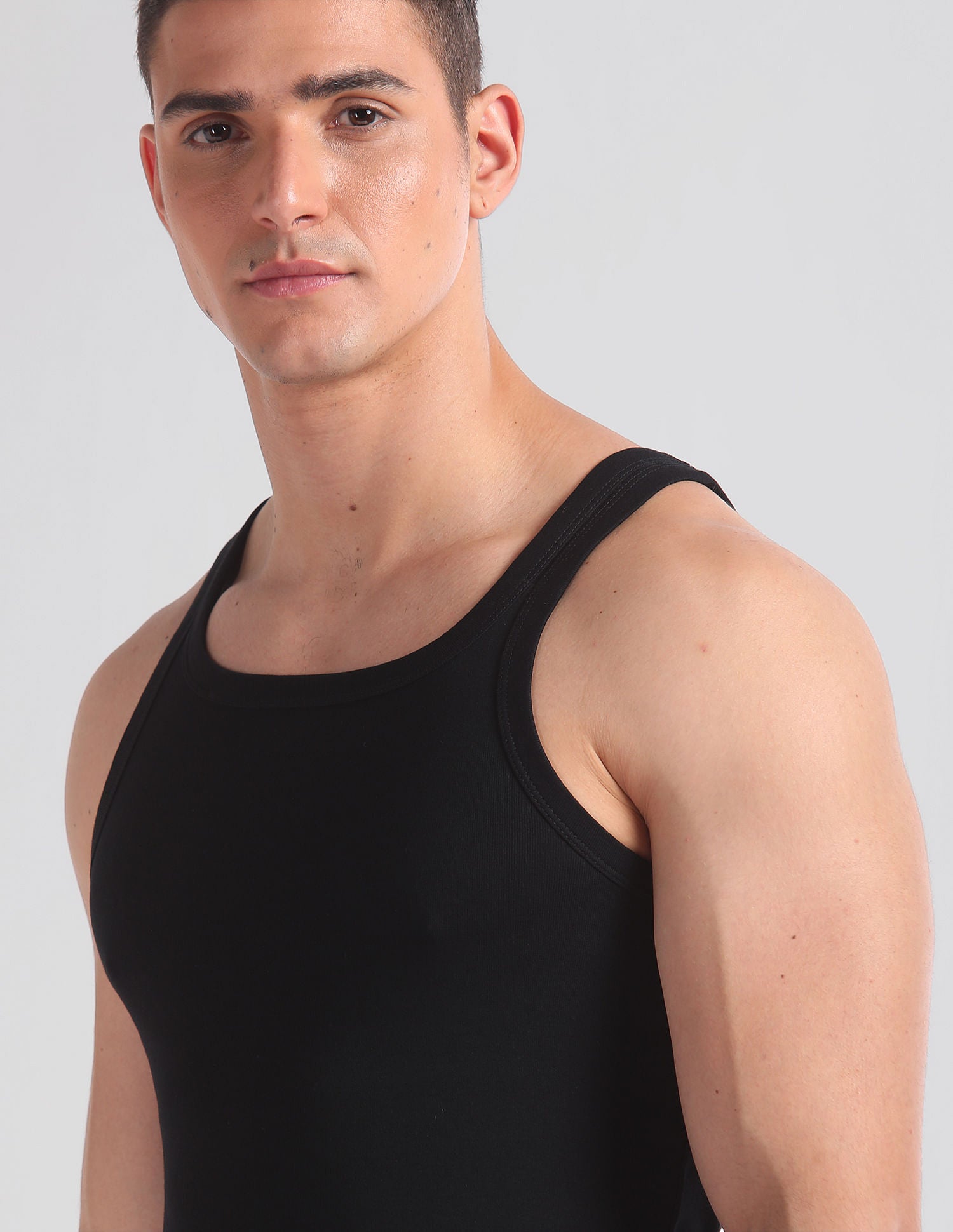 Pure Cotton EV006 Vest - Pack Of 1 Black - U.S. POLO ASSN. | Large