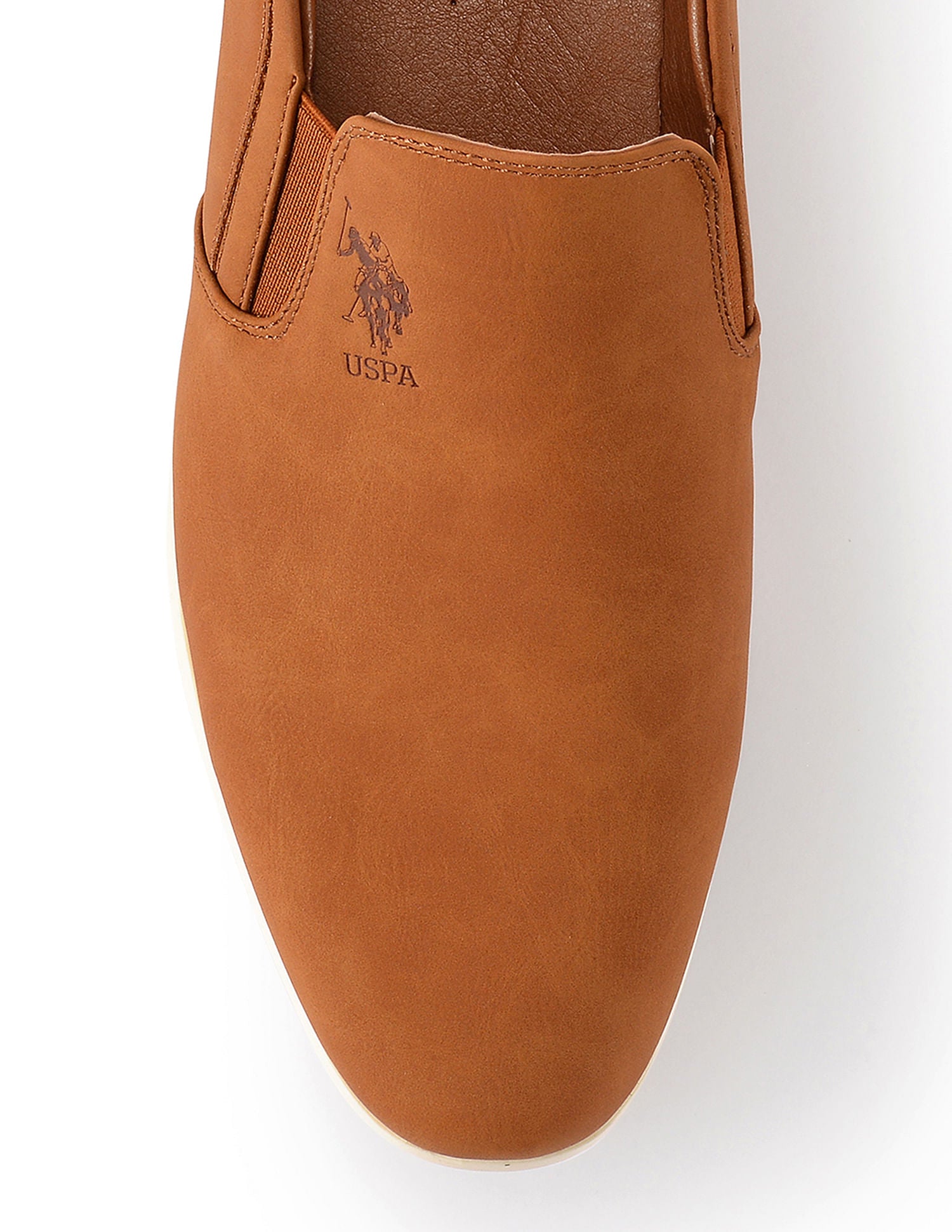 Men Wade 3.0 Tan Work Casuals Slip On Tan - U.S. POLO ASSN. | Large