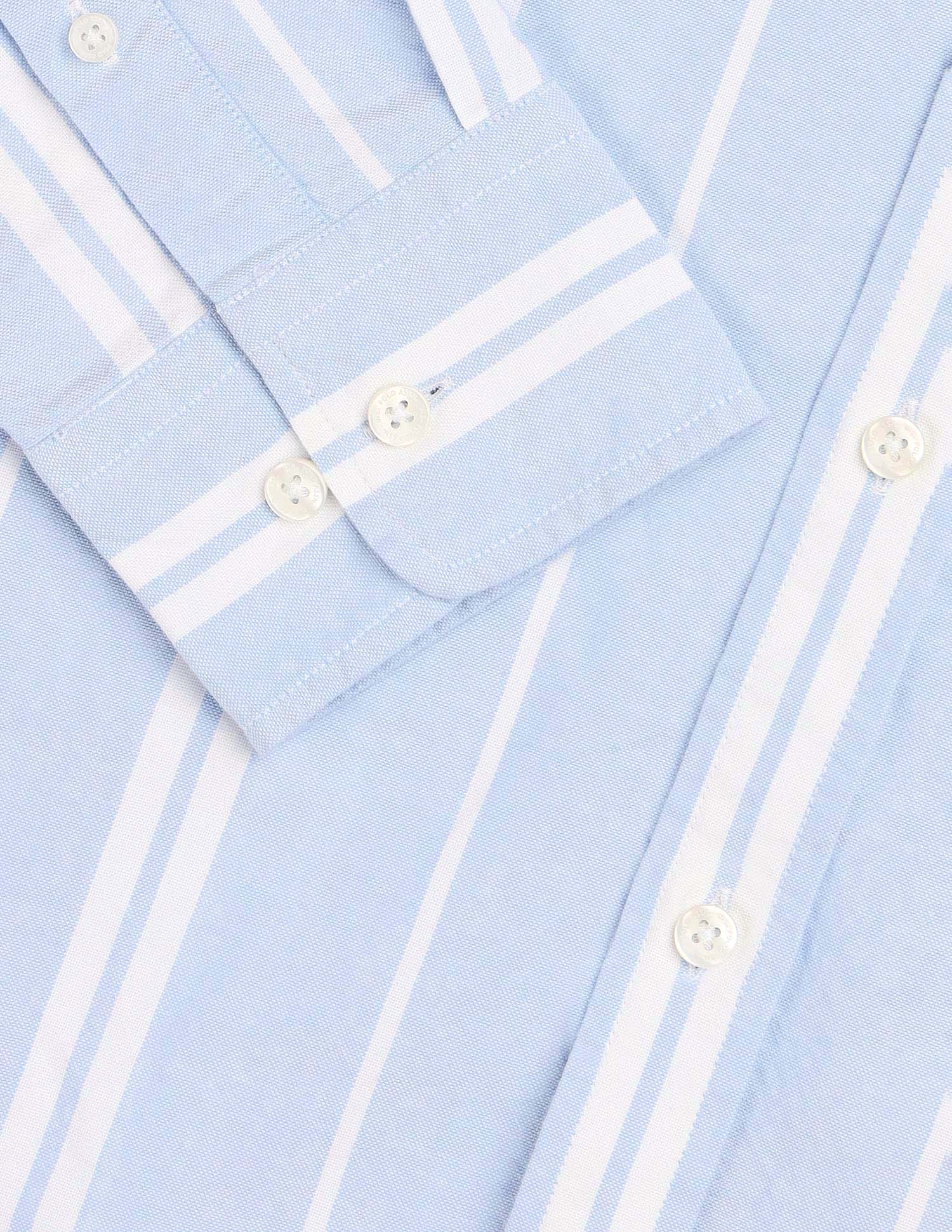 Vertical Striped Tailored Fit Shirt Blue - U.S. Polo Assn. India | Large