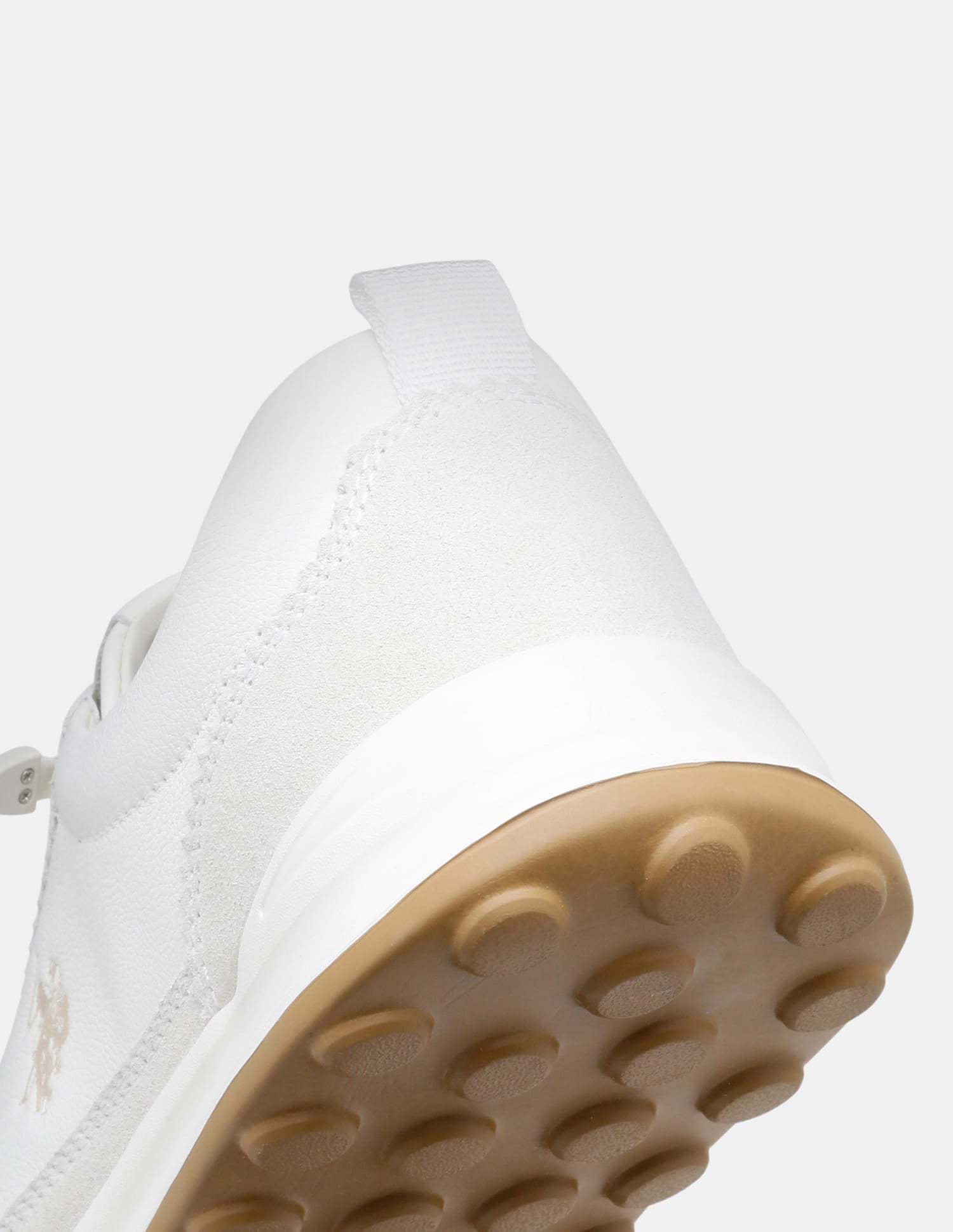 Round Toe Lace Ups Cedric Sneakers White - U.S. Polo Assn. India | Large