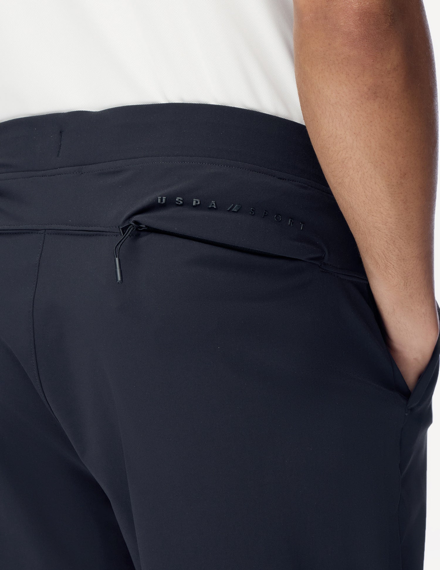 Mid Rise Regular Fit Active Track Pants Navy - U.S. Polo Assn. India | Large