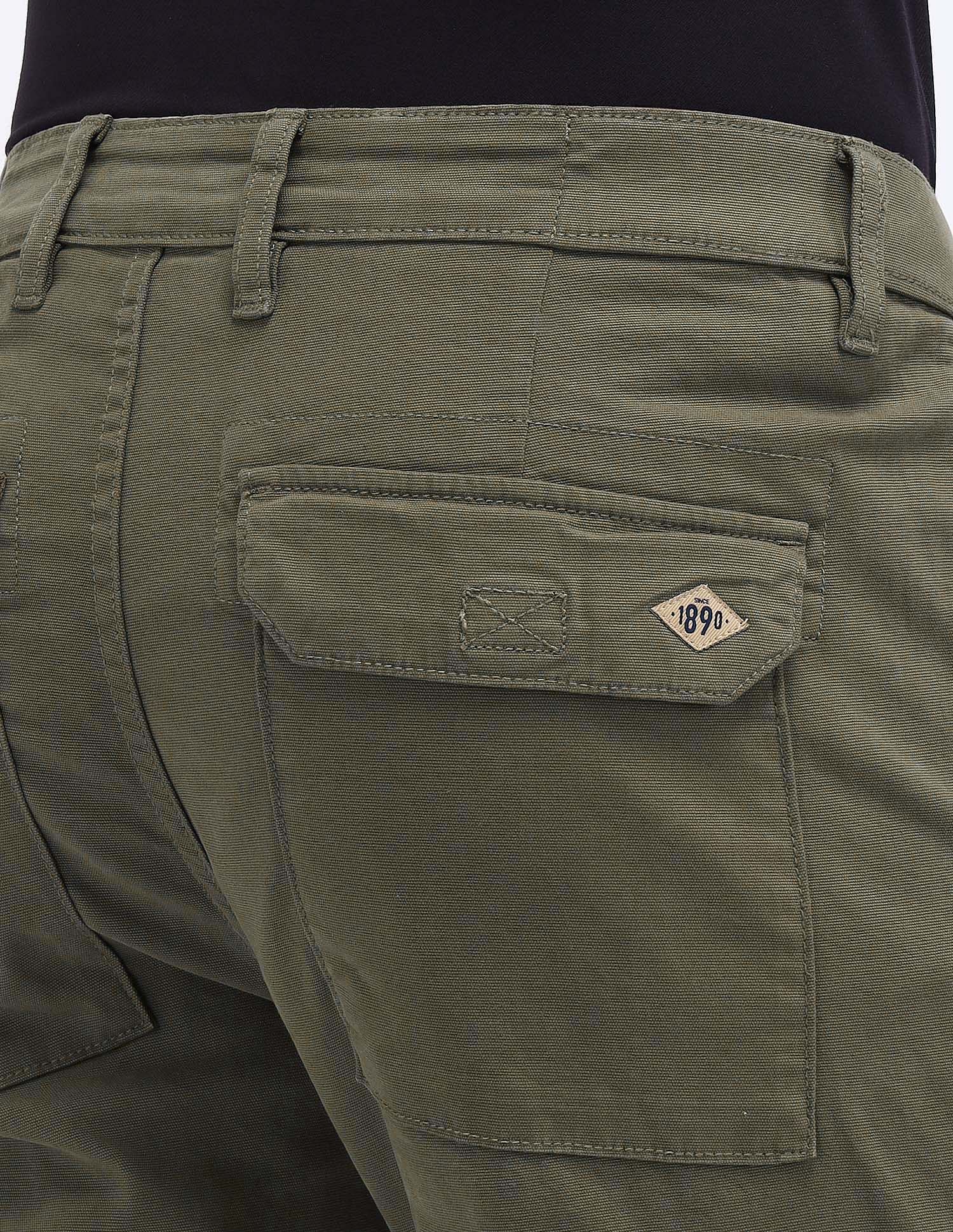 Straight Fit Cargo Trousers Green - U.S. POLO ASSN. | Large