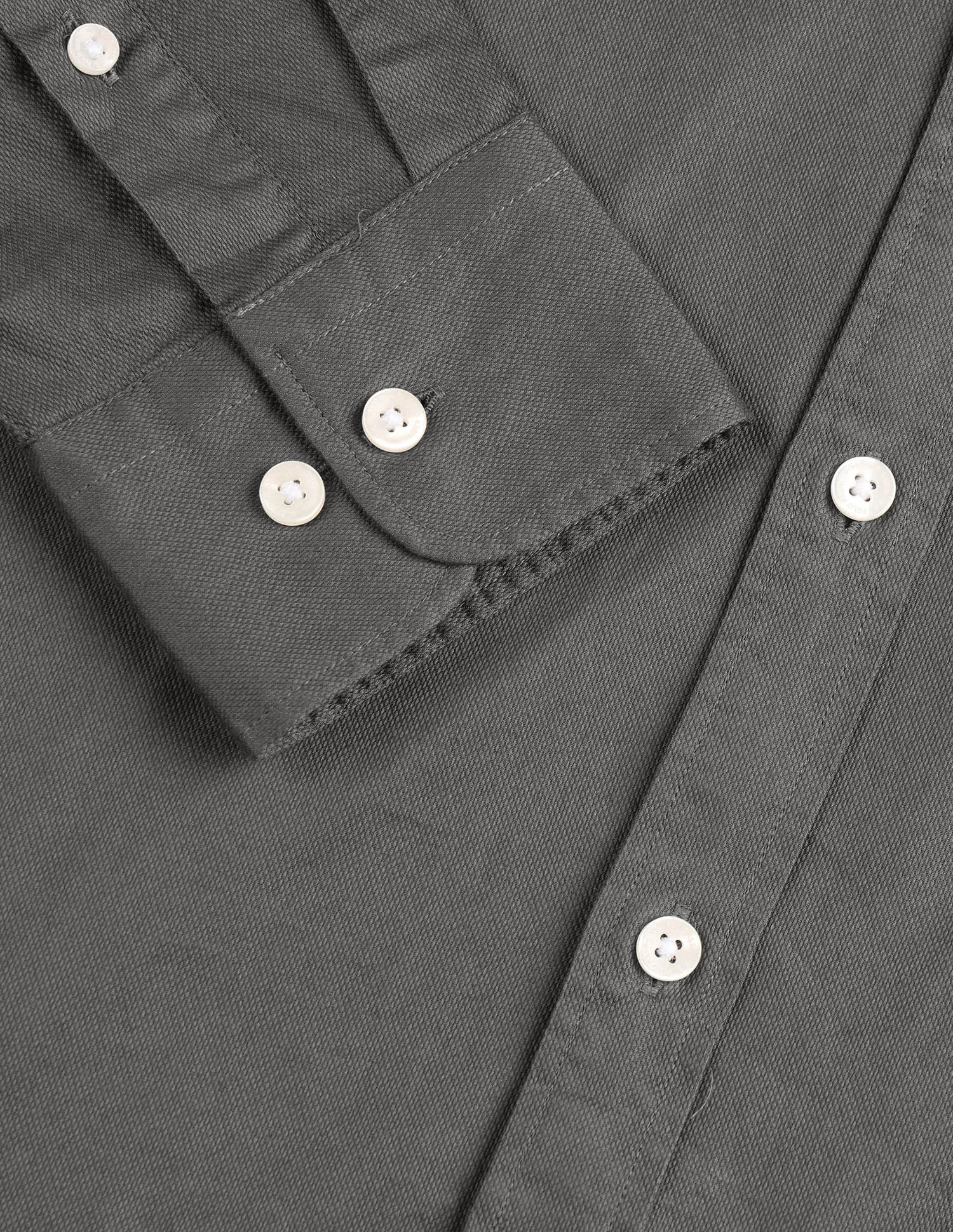 Pure Cotton Tailored Fit Shirt Charcoal - U.S. POLO ASSN. | Large