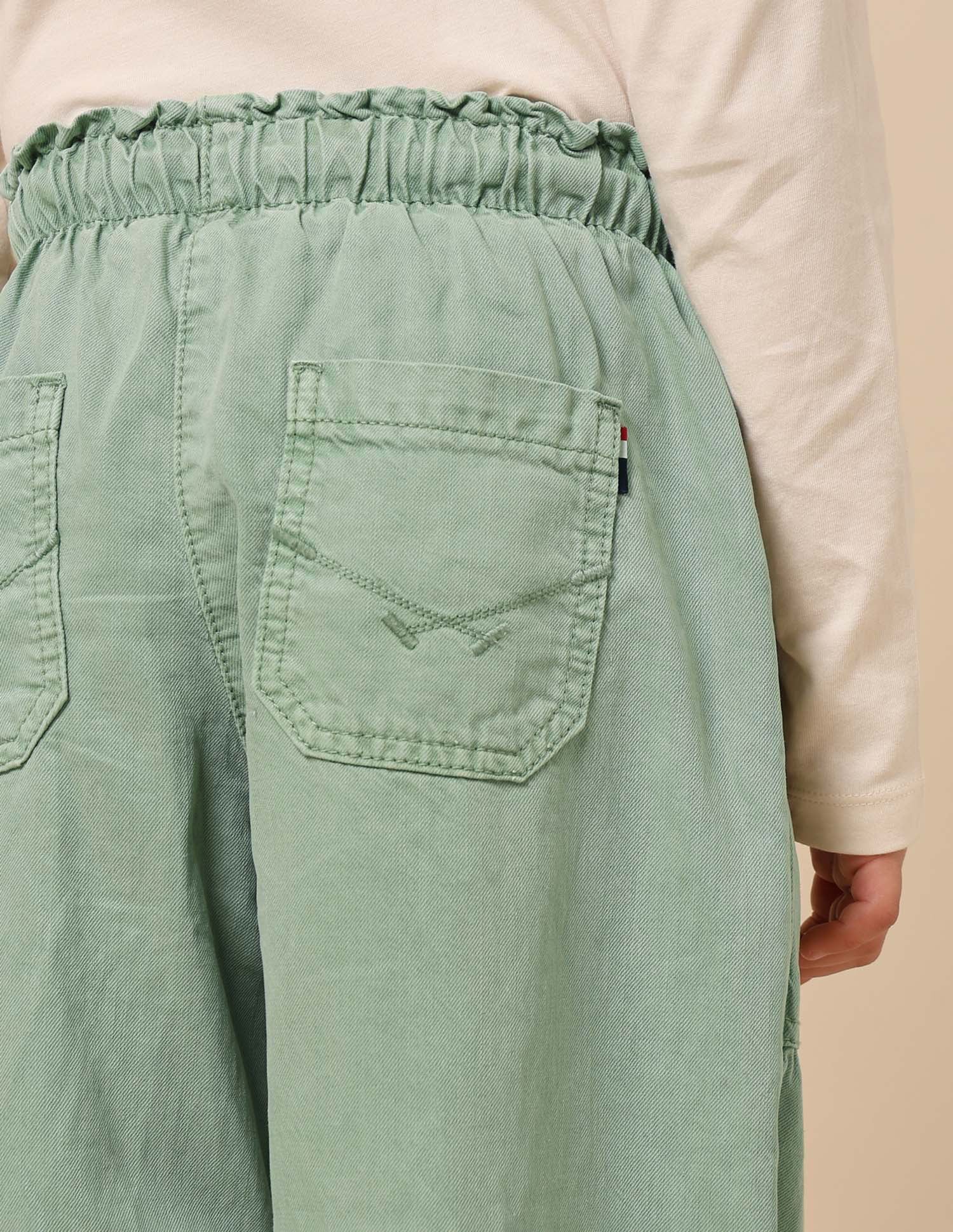 Girls High Rise Jogger Jeans Light Green - U.S. POLO ASSN. | Large