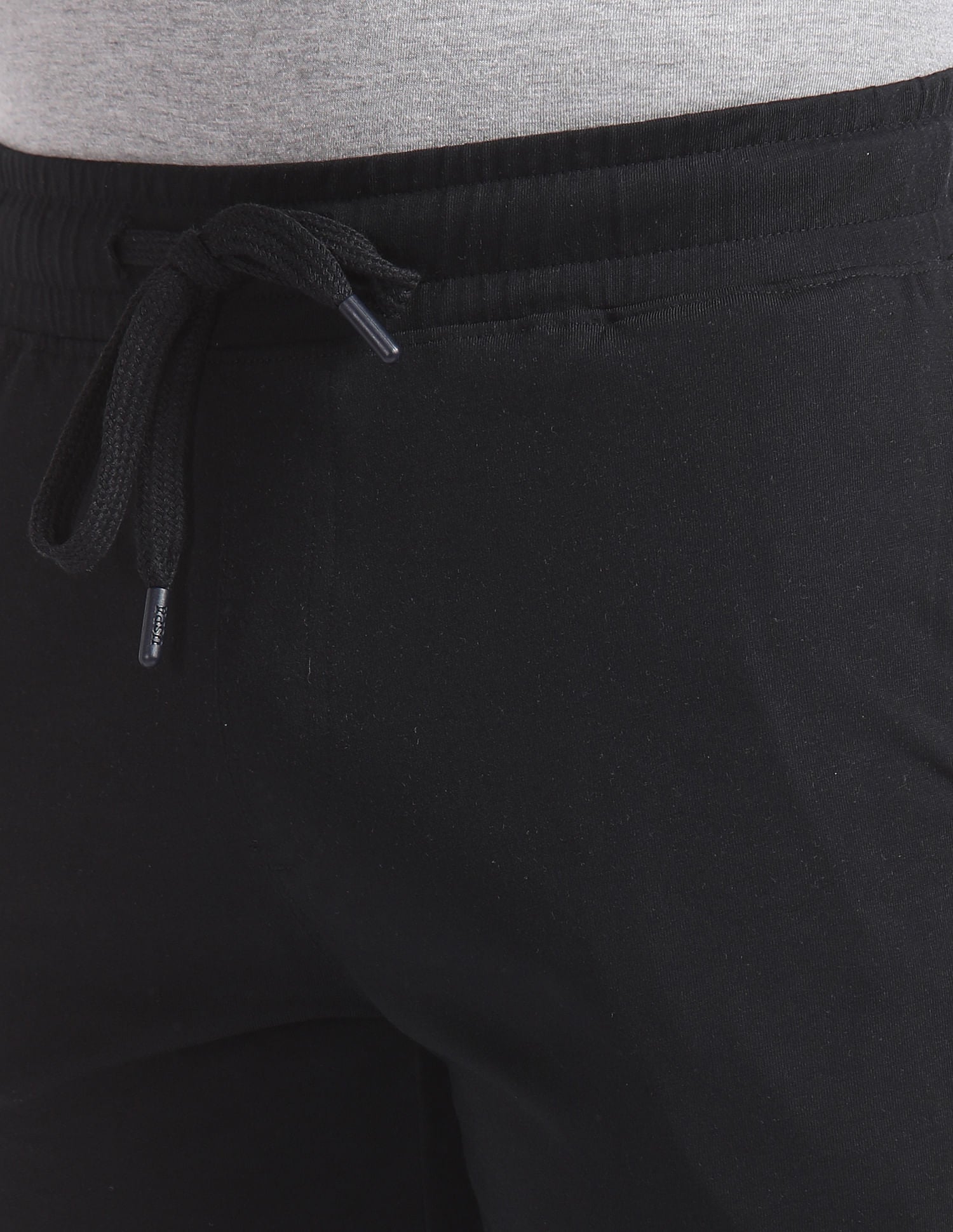 Solid LS002 Lounge Shorts - Pack Of 1 Black - U.S. POLO ASSN. | Large