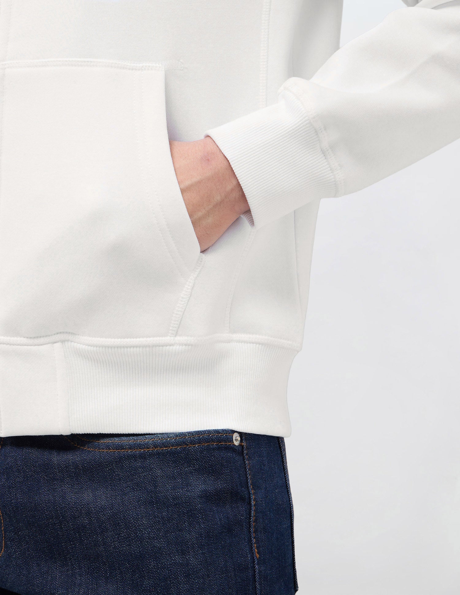 Solid Regular Fit Sweatshirt White - U.S. POLO ASSN. | Large