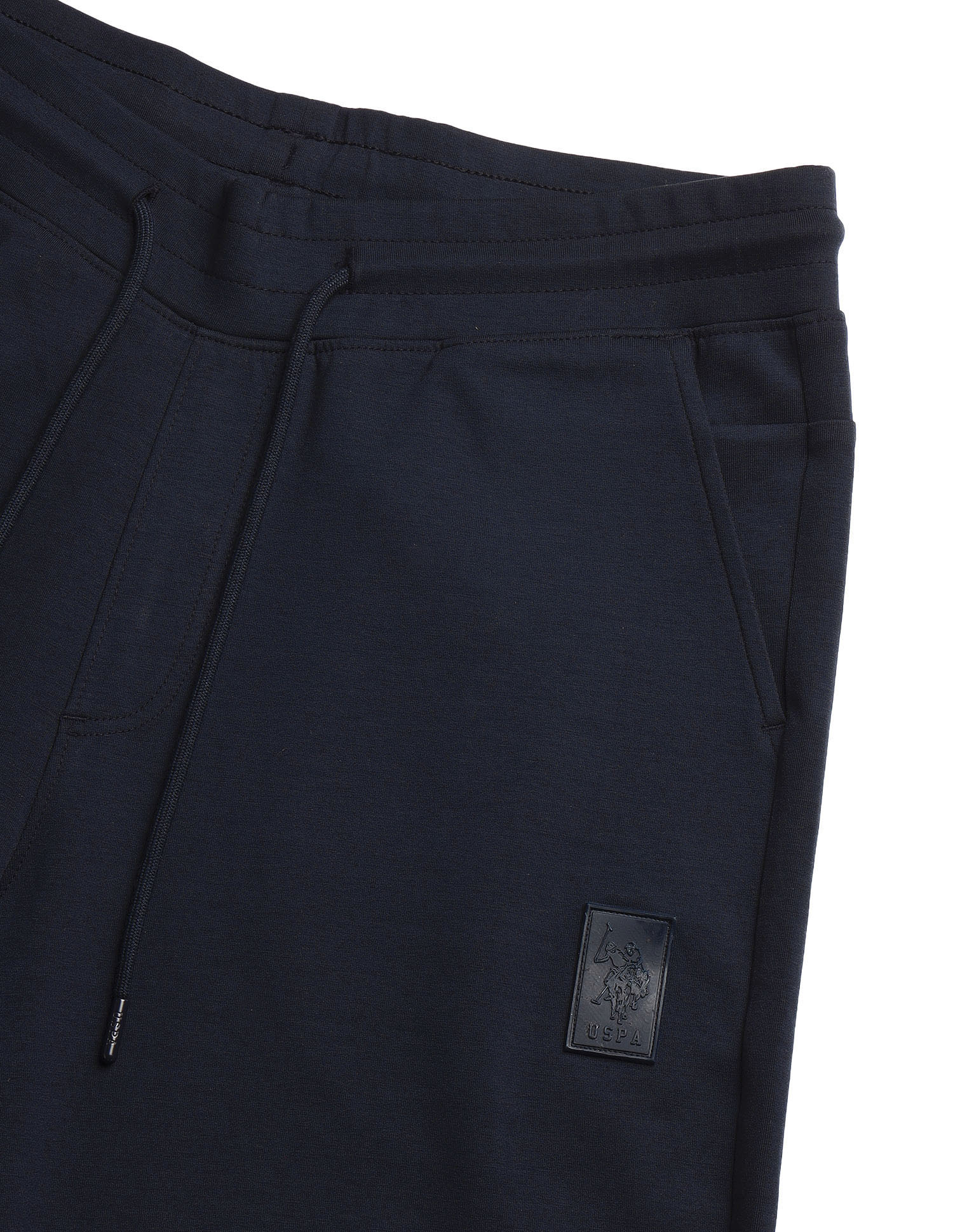 Breathable Mid Rise PJ001-PL Lounge Joggers - Pack Of 1 Navy - U.S. Polo Assn. India | Large