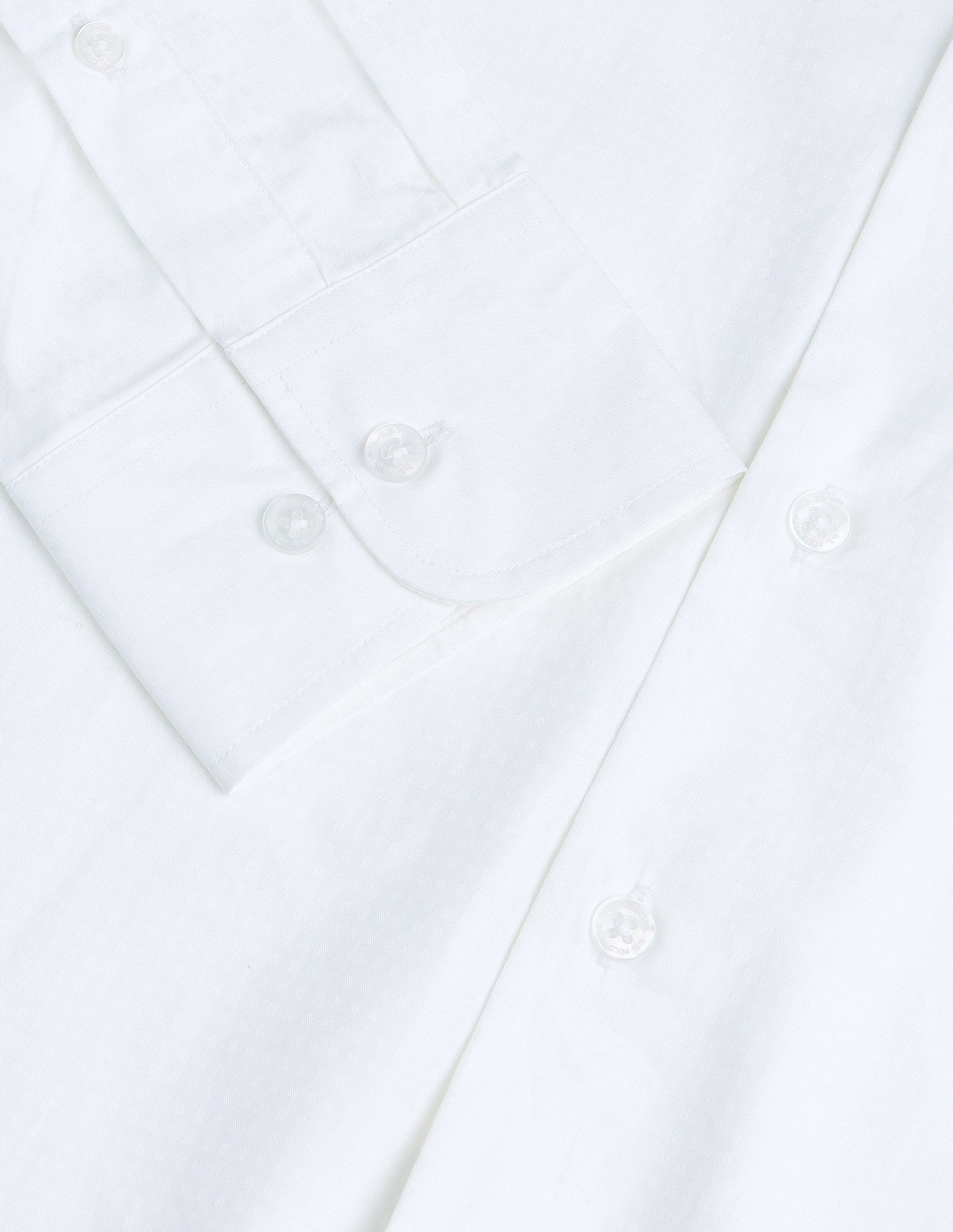 Textured Tailored Fit Shirt White - U.S. POLO ASSN. | Large