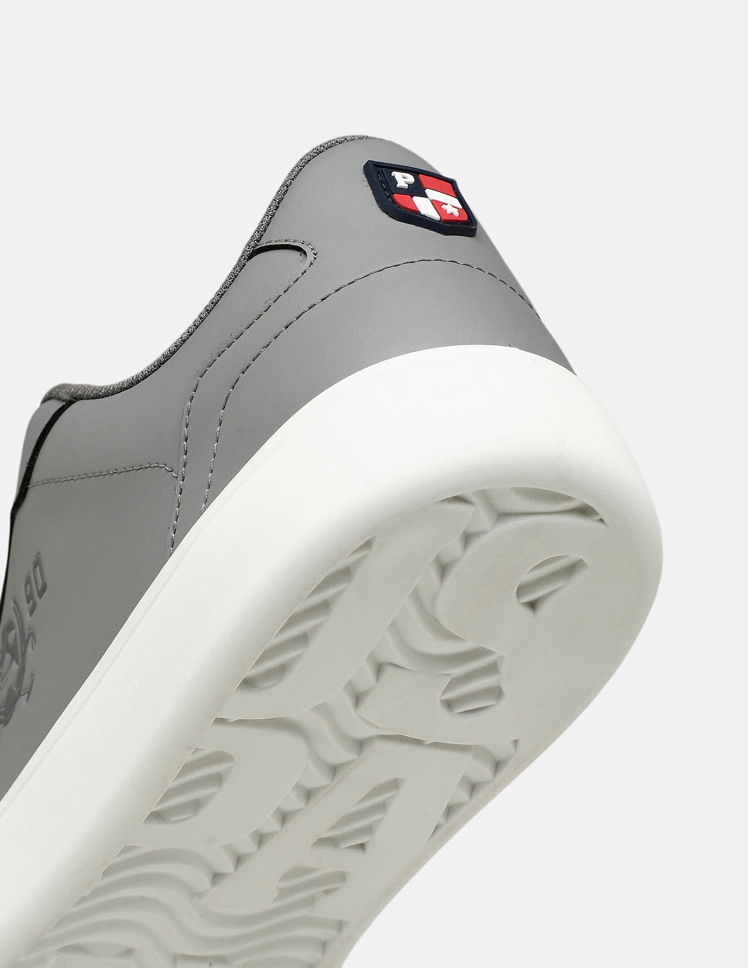 Men Lumen Solid Sneakers Light Grey - U.S. Polo Assn. India | Large