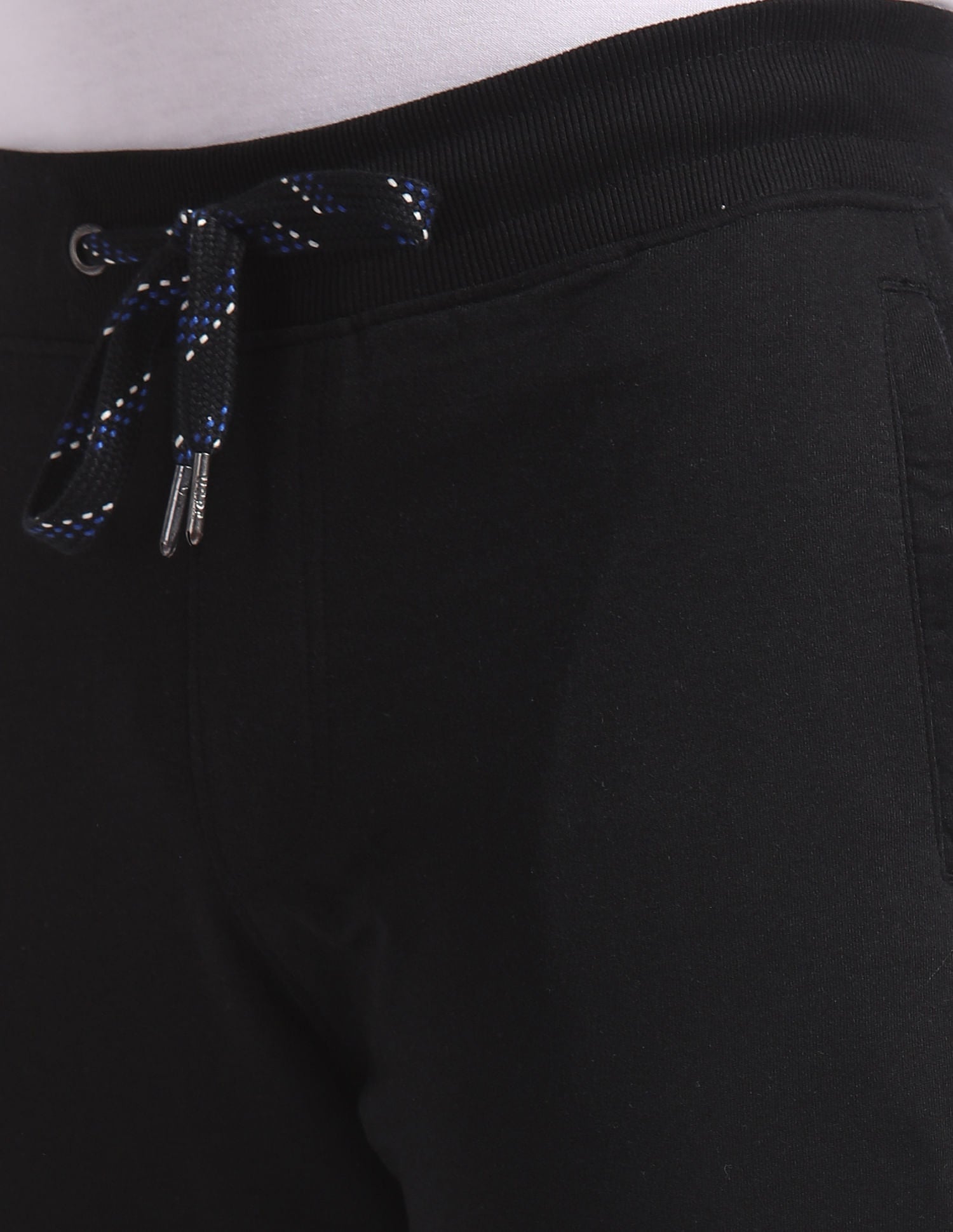 Comfort Fit Solid I675 Joggers - Pack Of 1 Black - U.S. POLO ASSN. | Large