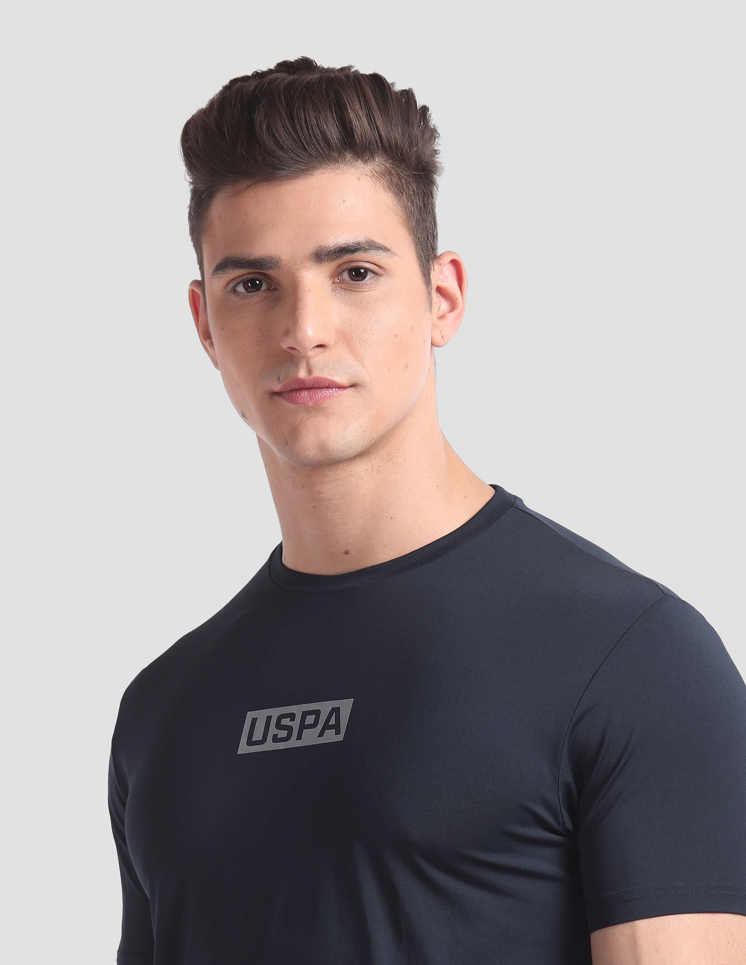 Solid AE002 Lounge T-Shirt - Pack Of 1 Navy - U.S. POLO ASSN. | Large