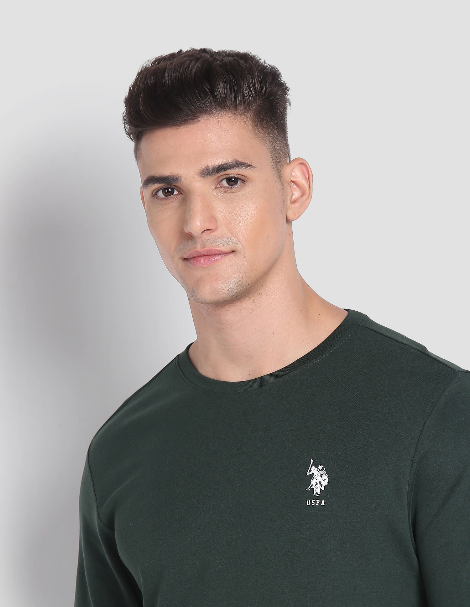 Long Sleeve LE006 Lounge T-Shirt - Pack Of 1 Dark Green - U.S. POLO ASSN. | Large