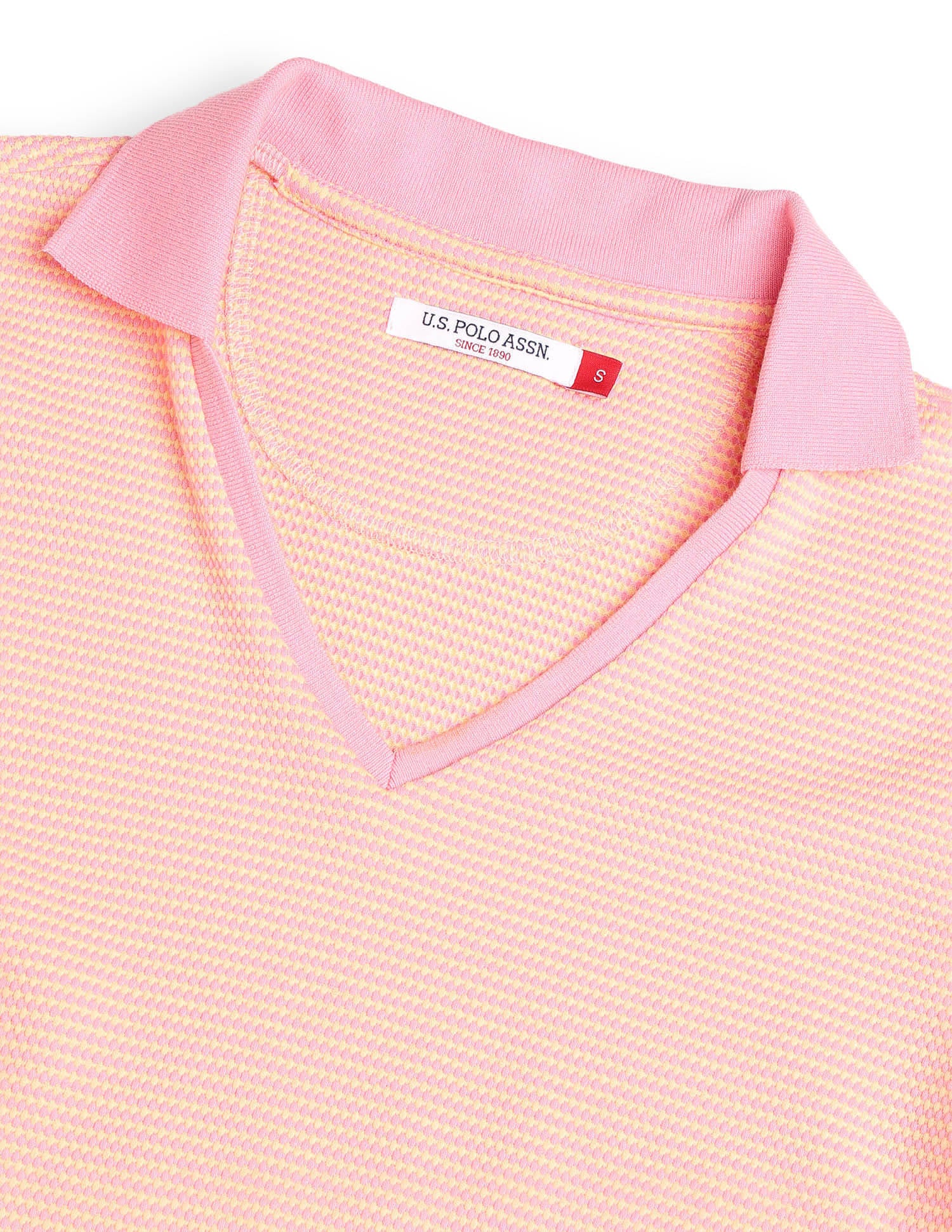 Textured Regular Fit Polo Shirt Multi-colour - U.S. Polo Assn. India | Large