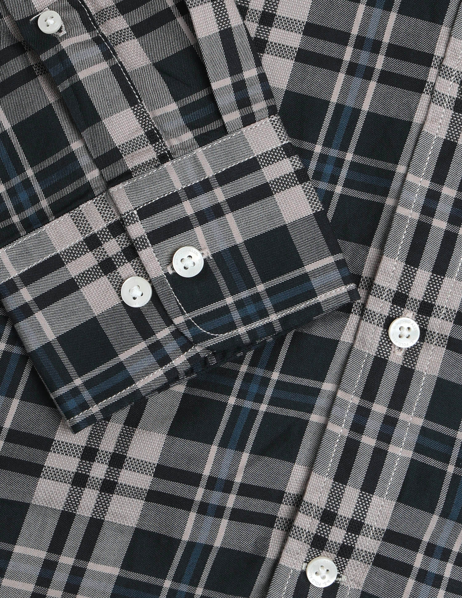 Twill Plaid Checked Shirt Green - U.S. Polo Assn. India | Large