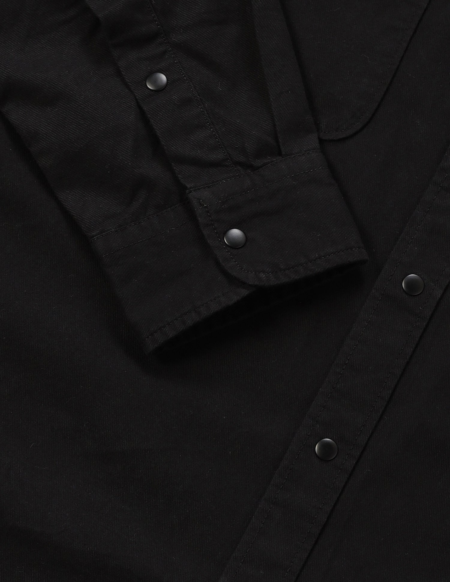 Solid Twill Shacket Black - U.S. POLO ASSN. | Large