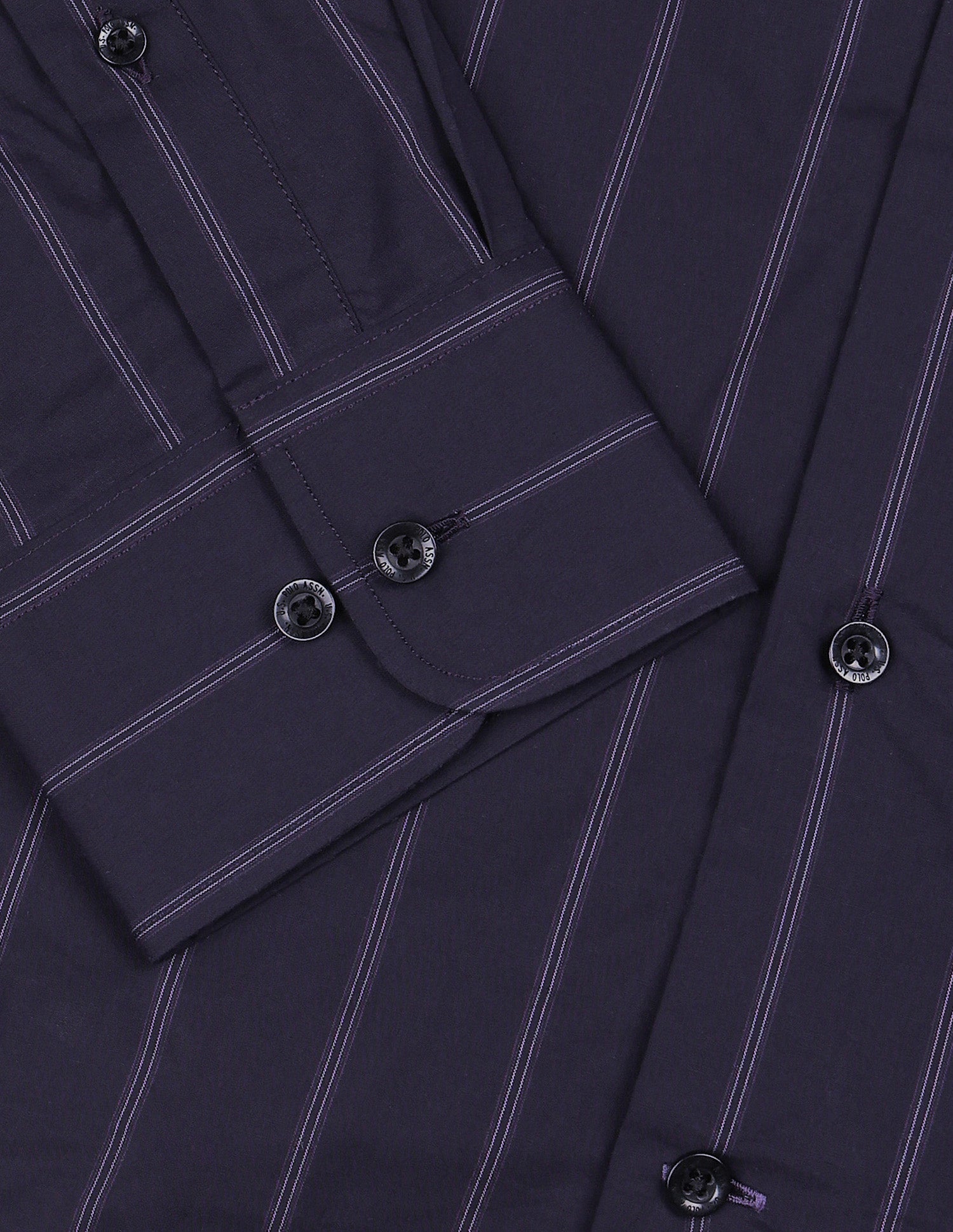 Poplin Plaid Checked Shirt Dark Purple - U.S. Polo Assn. India | Large