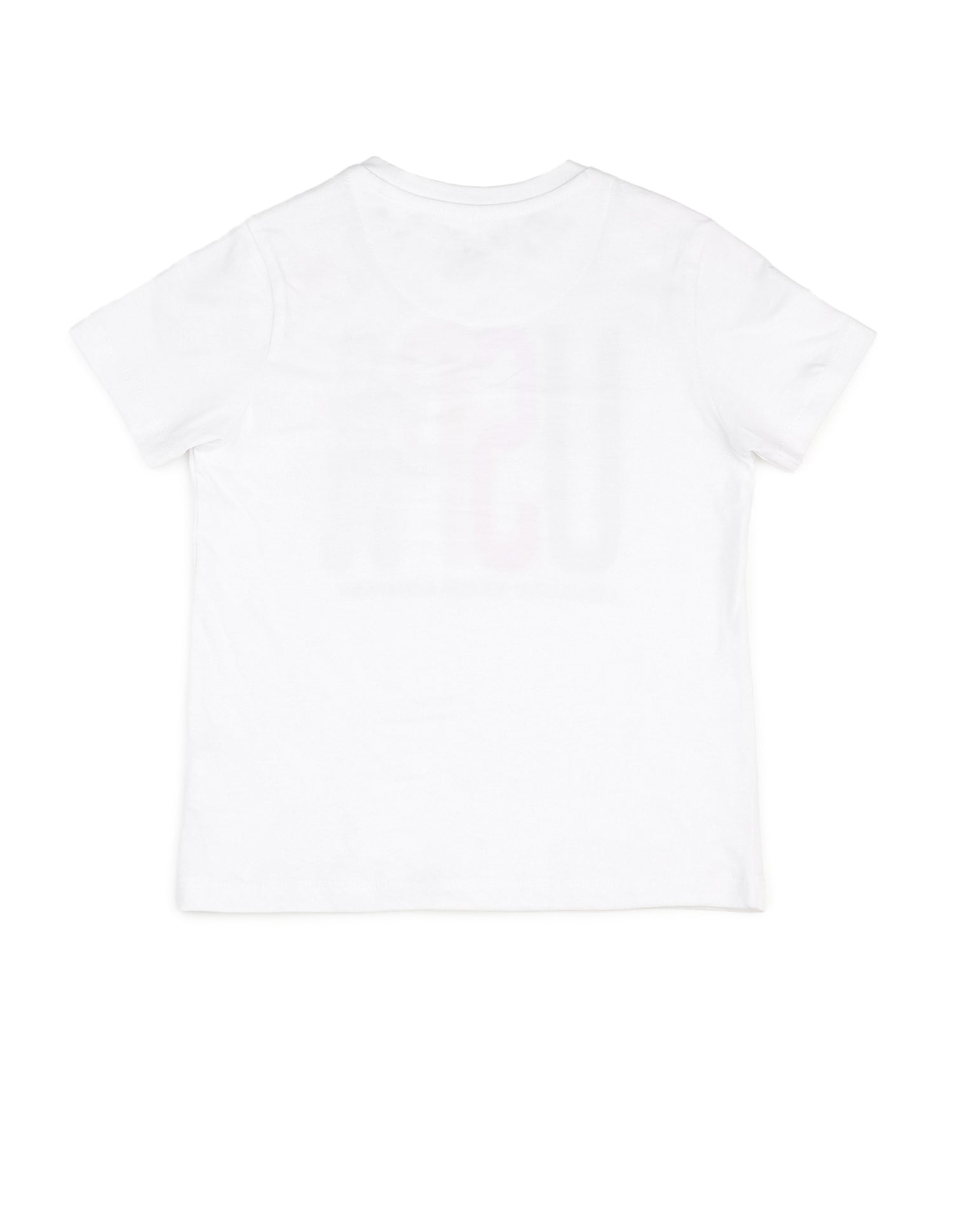 Boys Brand Printed Pure Cotton T-Shirt White - U.S. POLO ASSN. | Large