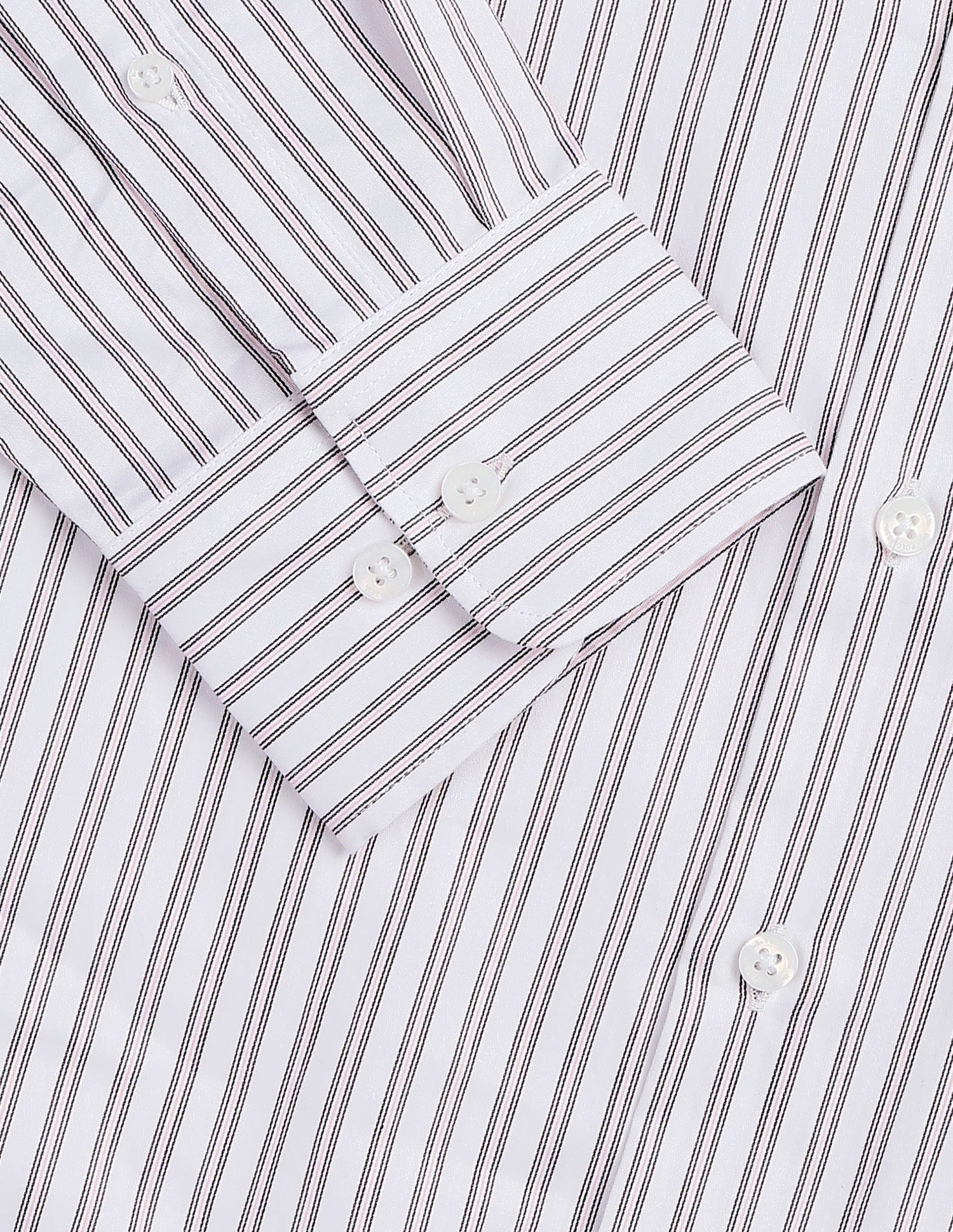 Vertical Striped Satin Shirt Maroon - U.S. Polo Assn. India | Large