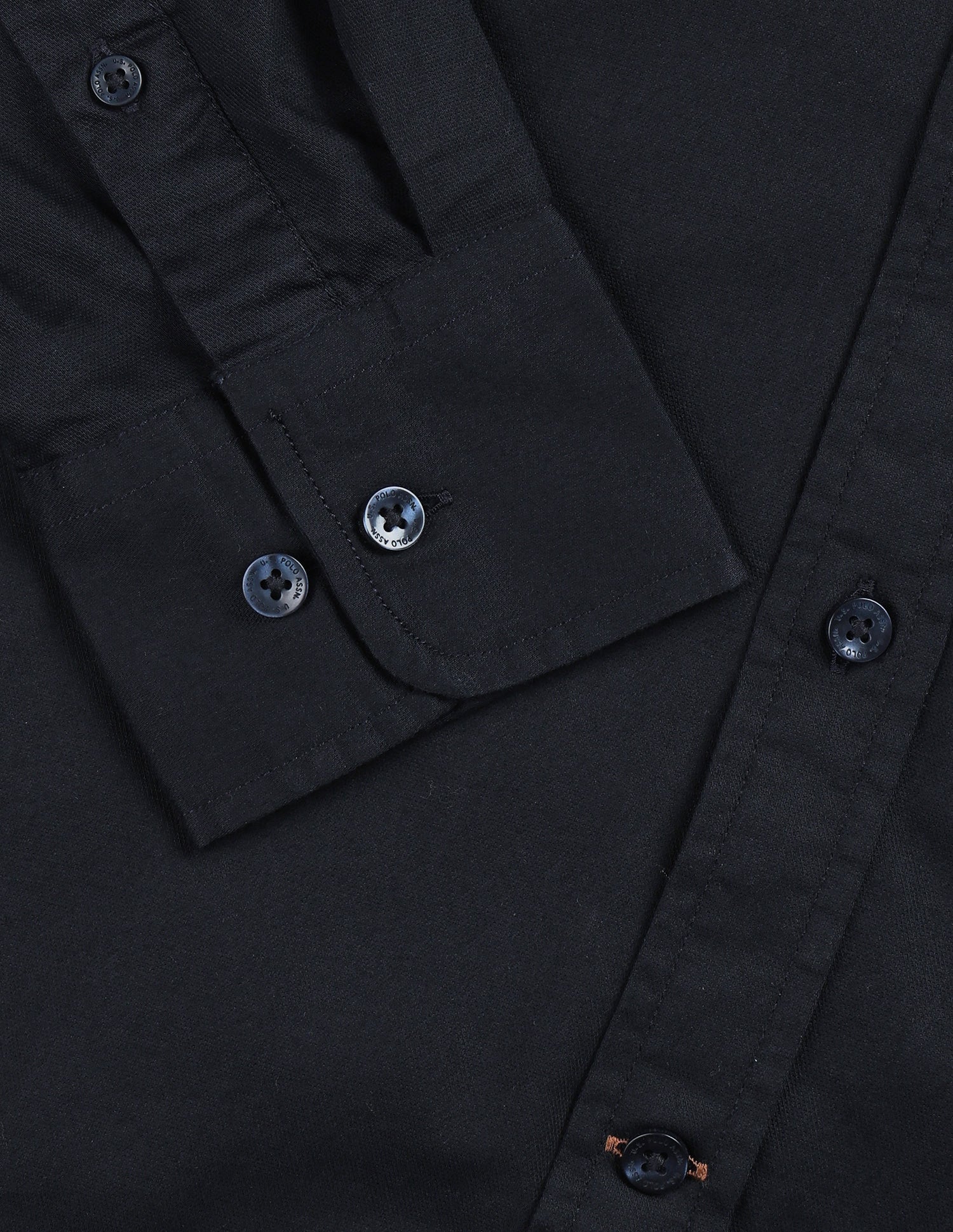 Solid Tailored Fit Shirt Navy - U.S. Polo Assn. India | Large