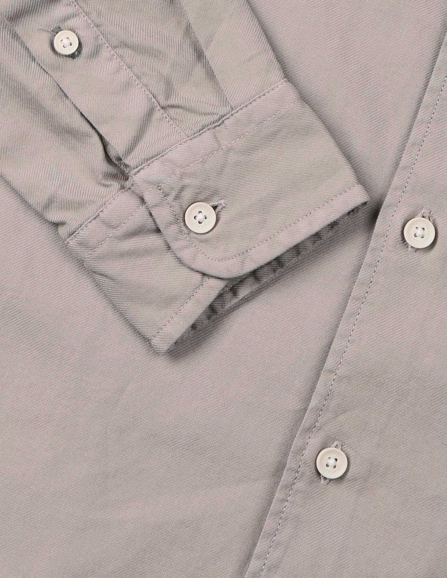Solid Pure Cotton Twill Shirt Khaki - U.S. Polo Assn. India | Large