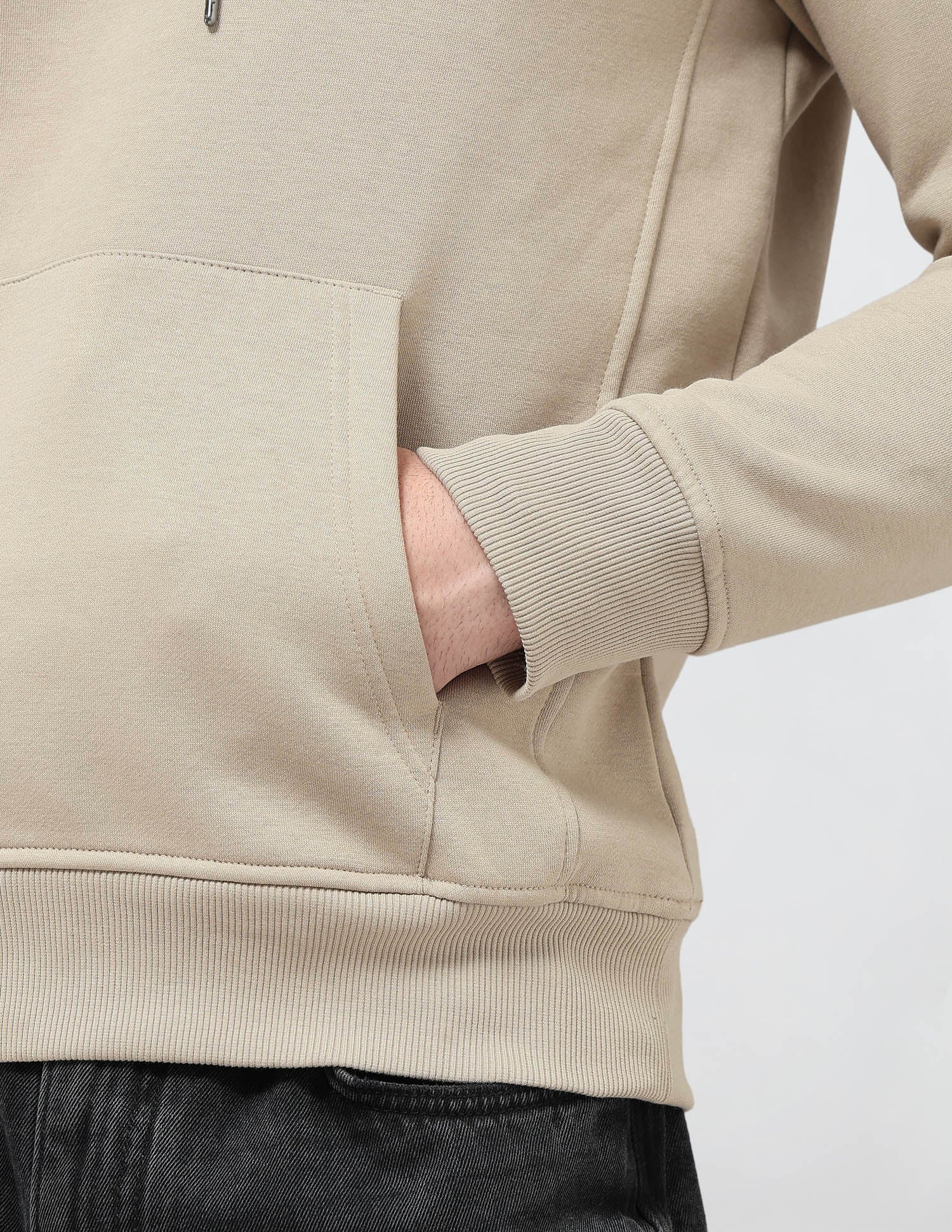 Graphic Printed Regular Fit Sweatshirt Beige - U.S. POLO ASSN. | Large