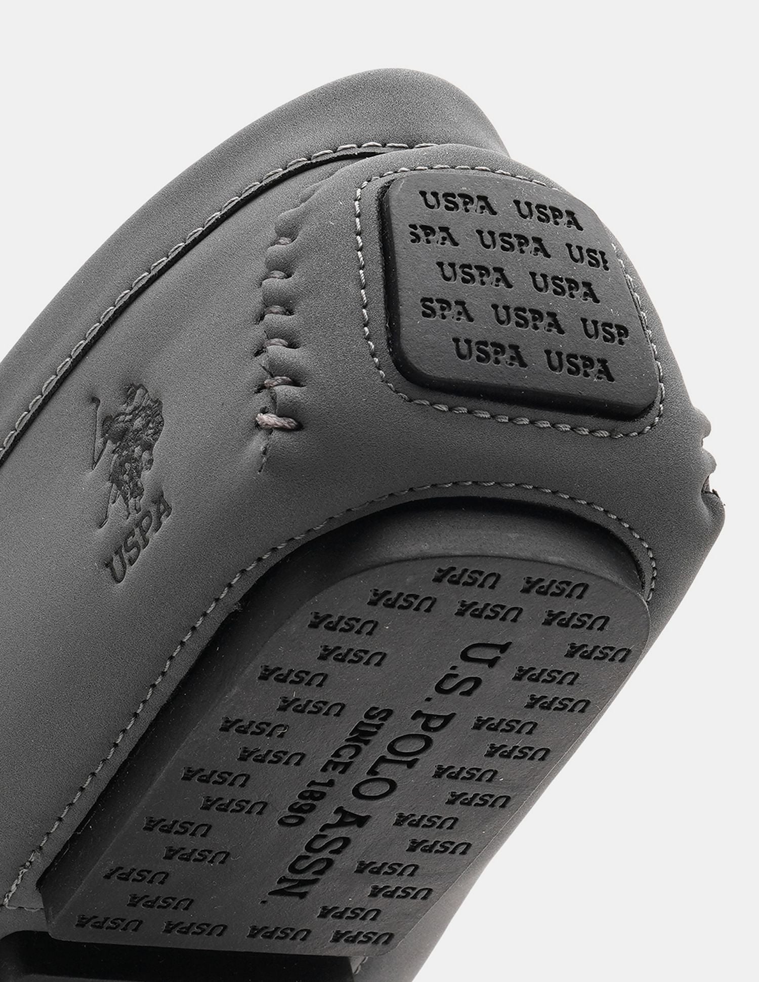 Men Teno Textured Loafer Grey - U.S. Polo Assn. India | Large