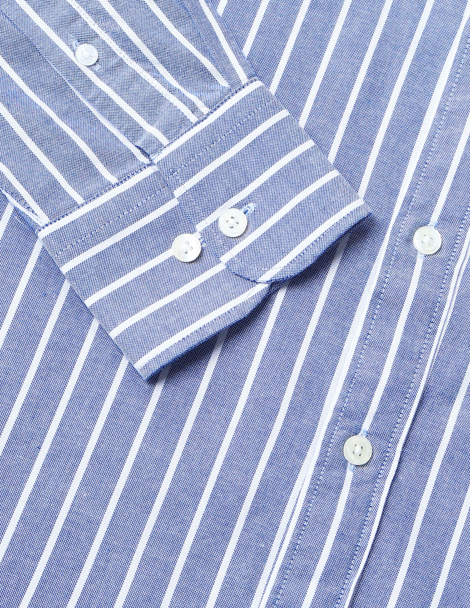 Vertical Striped Tailored Fit Shirt Navy - U.S. Polo Assn. India | Large