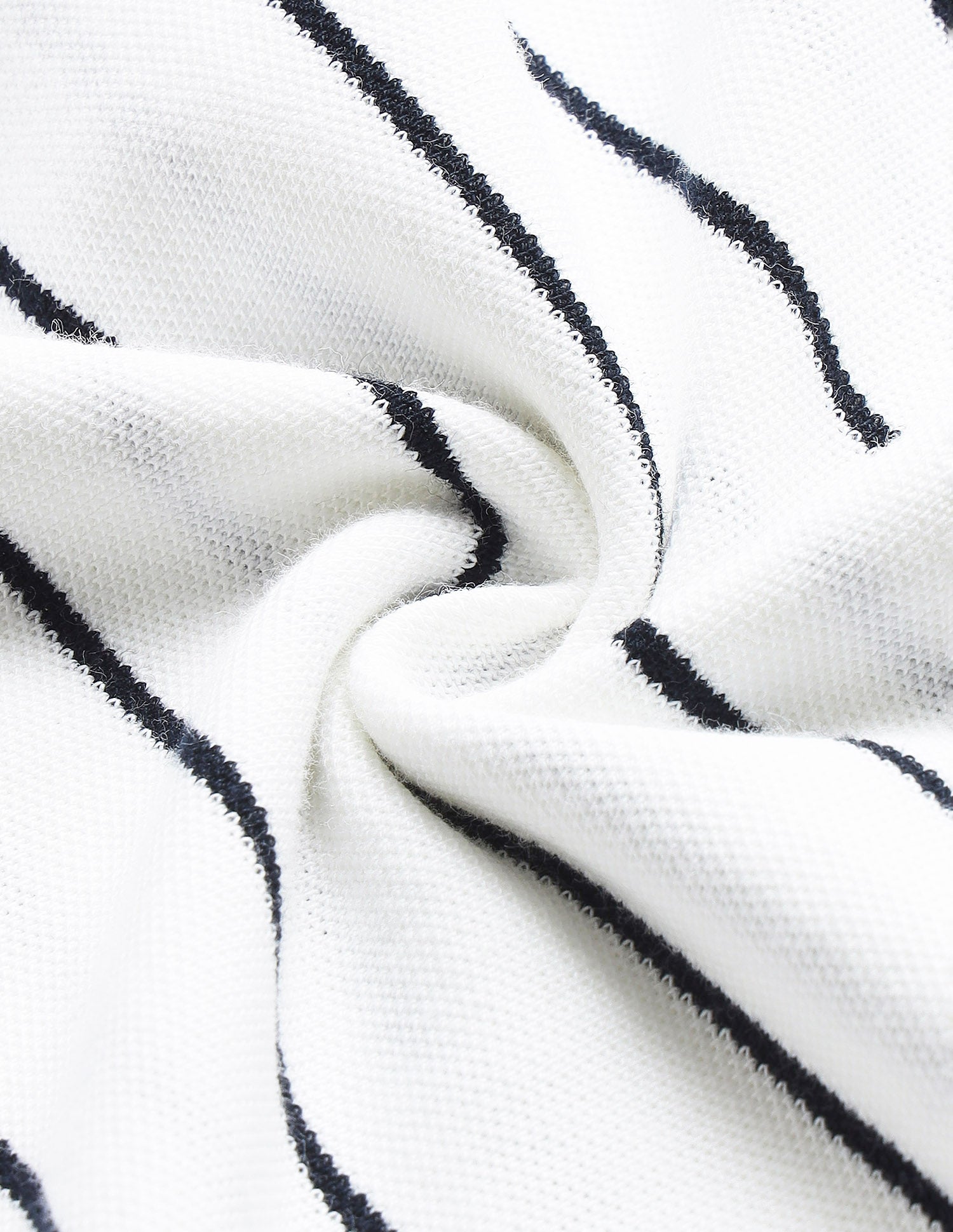 New Port Marina Vertical Striped Polo Shirt White - U.S. Polo Assn. India | Large