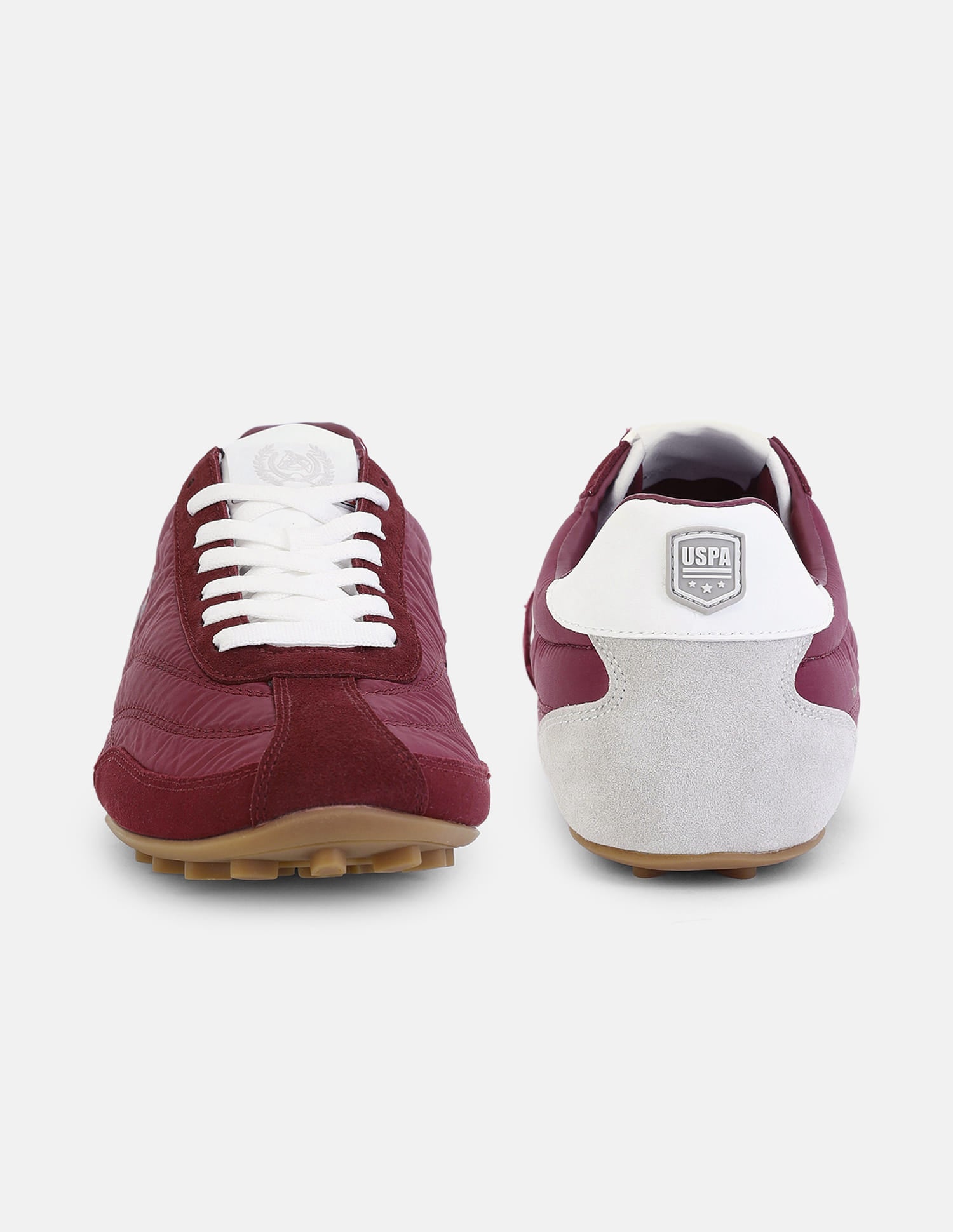 Colour Blocked Turf Pro Sneakers Burgundy - U.S. Polo Assn. India | Large
