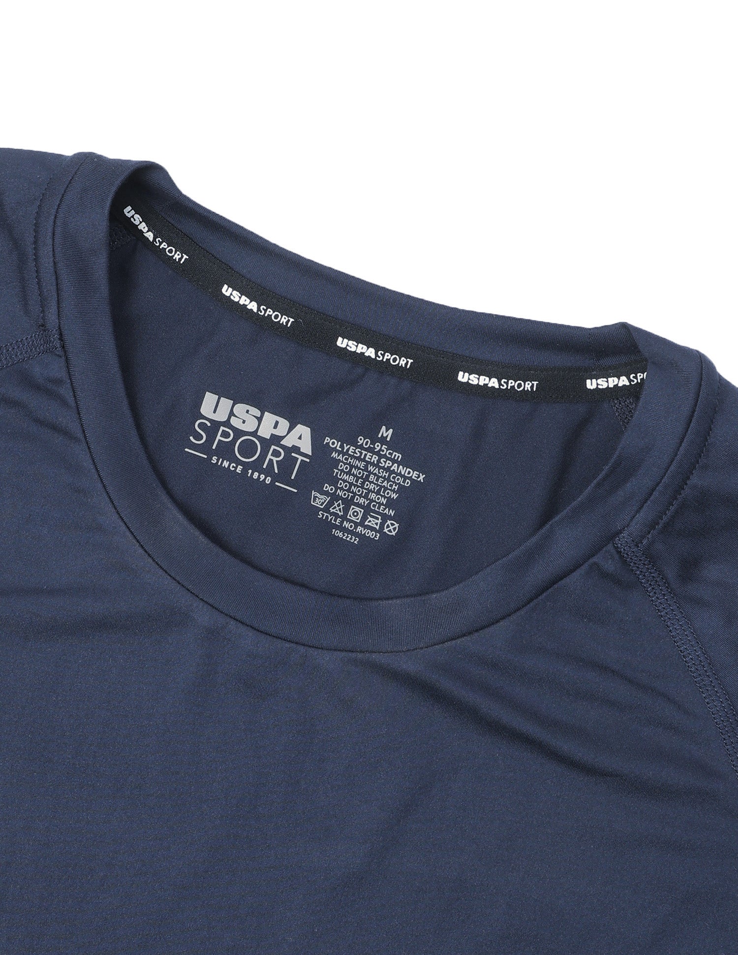 Essential Sports RV003 Compression T-Shirt Navy - U.S. Polo Assn. India | Large