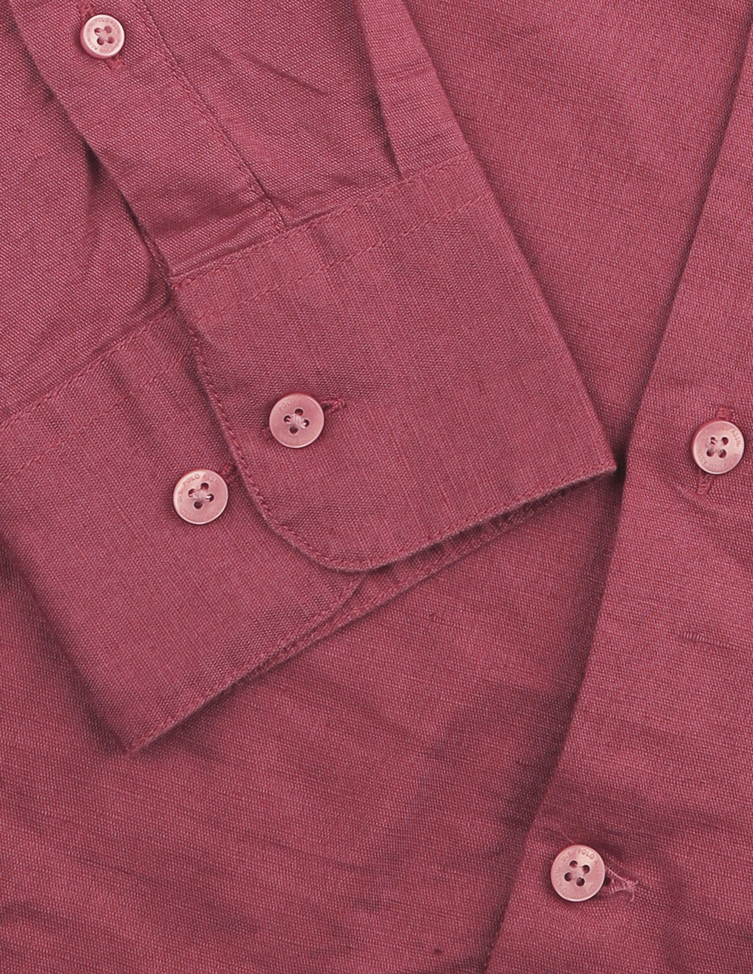 Tailored Fit Solid Shirt Maroon - U.S. Polo Assn. India | Large