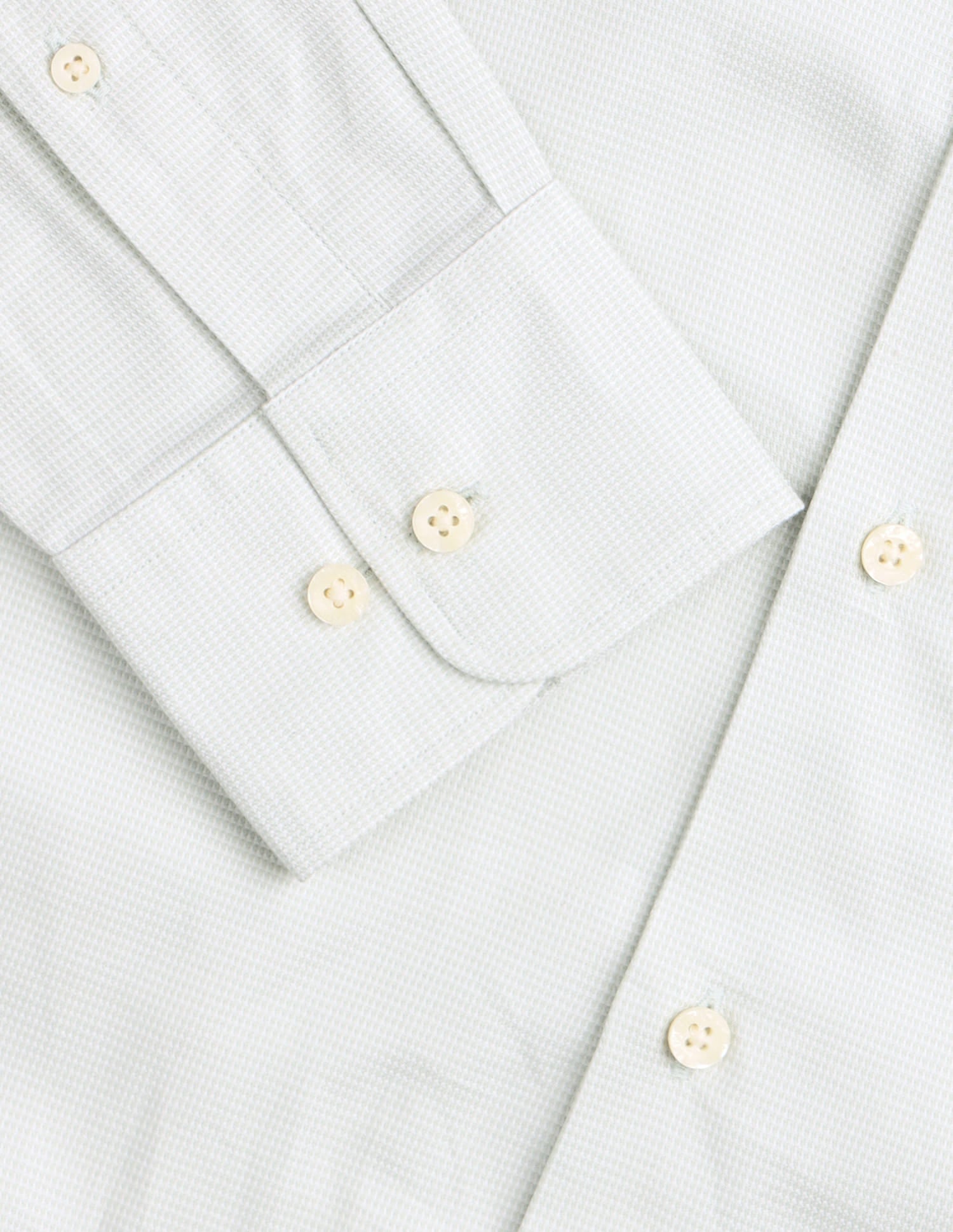 Solid Tailored Fit Shirt Light Green - U.S. Polo Assn. India | Large