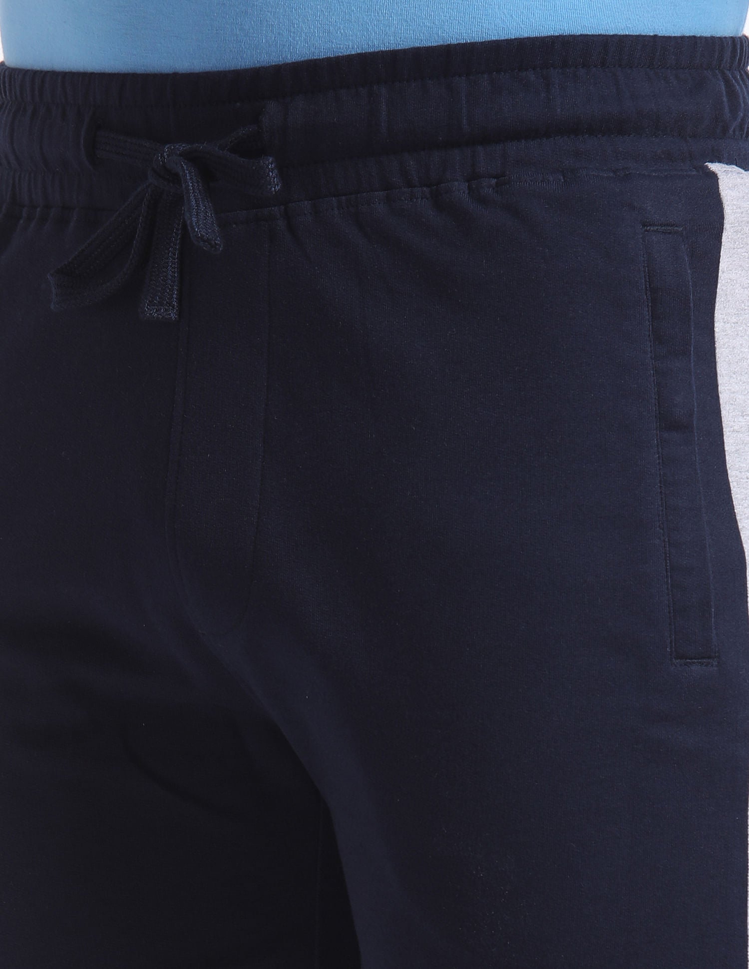 Panelled Cotton OES01 Lounge Shorts - Pack Of 1 Navy - U.S. POLO ASSN. | Large