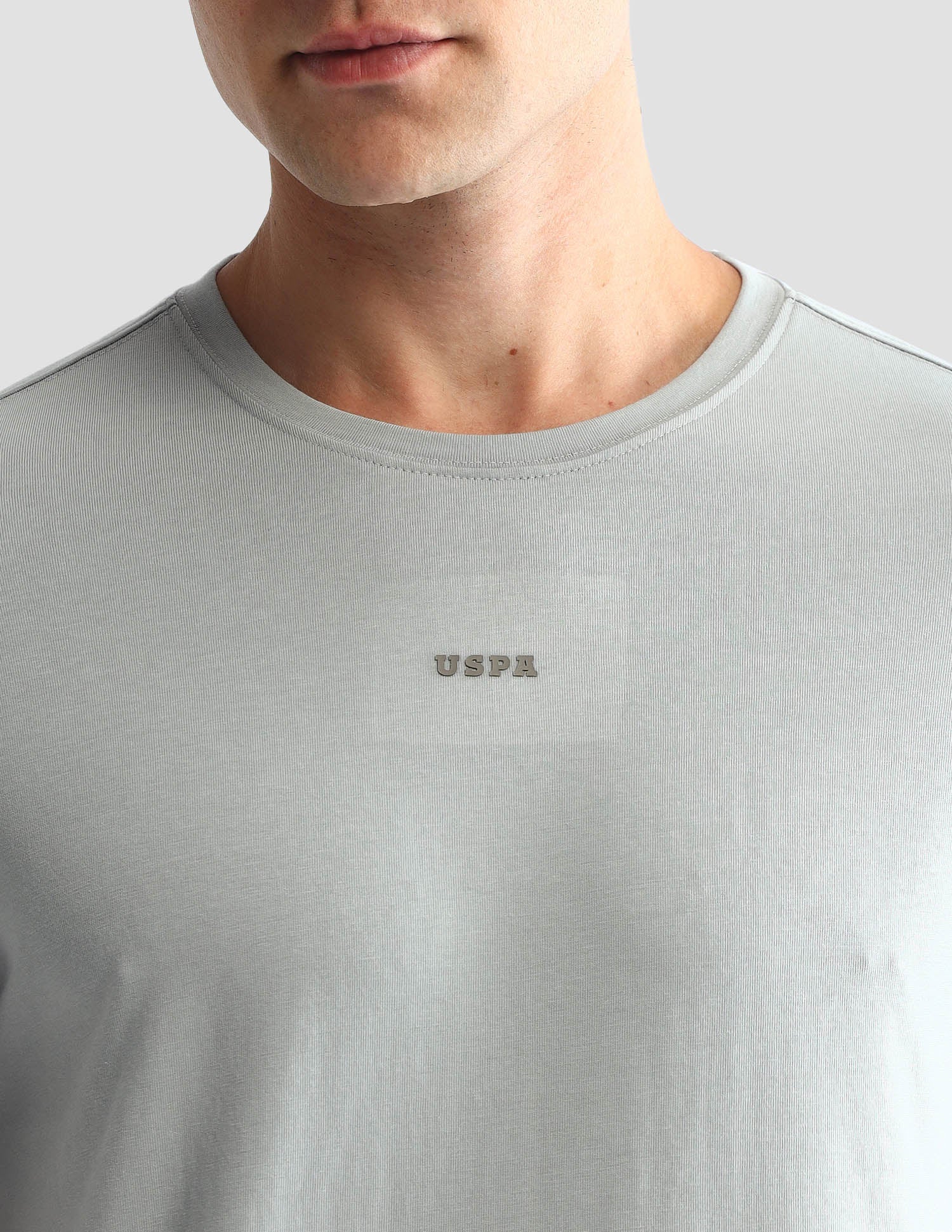 Round Neck Solid Loungewear T-Shirt Pageant Blue - U.S. POLO ASSN. | Large