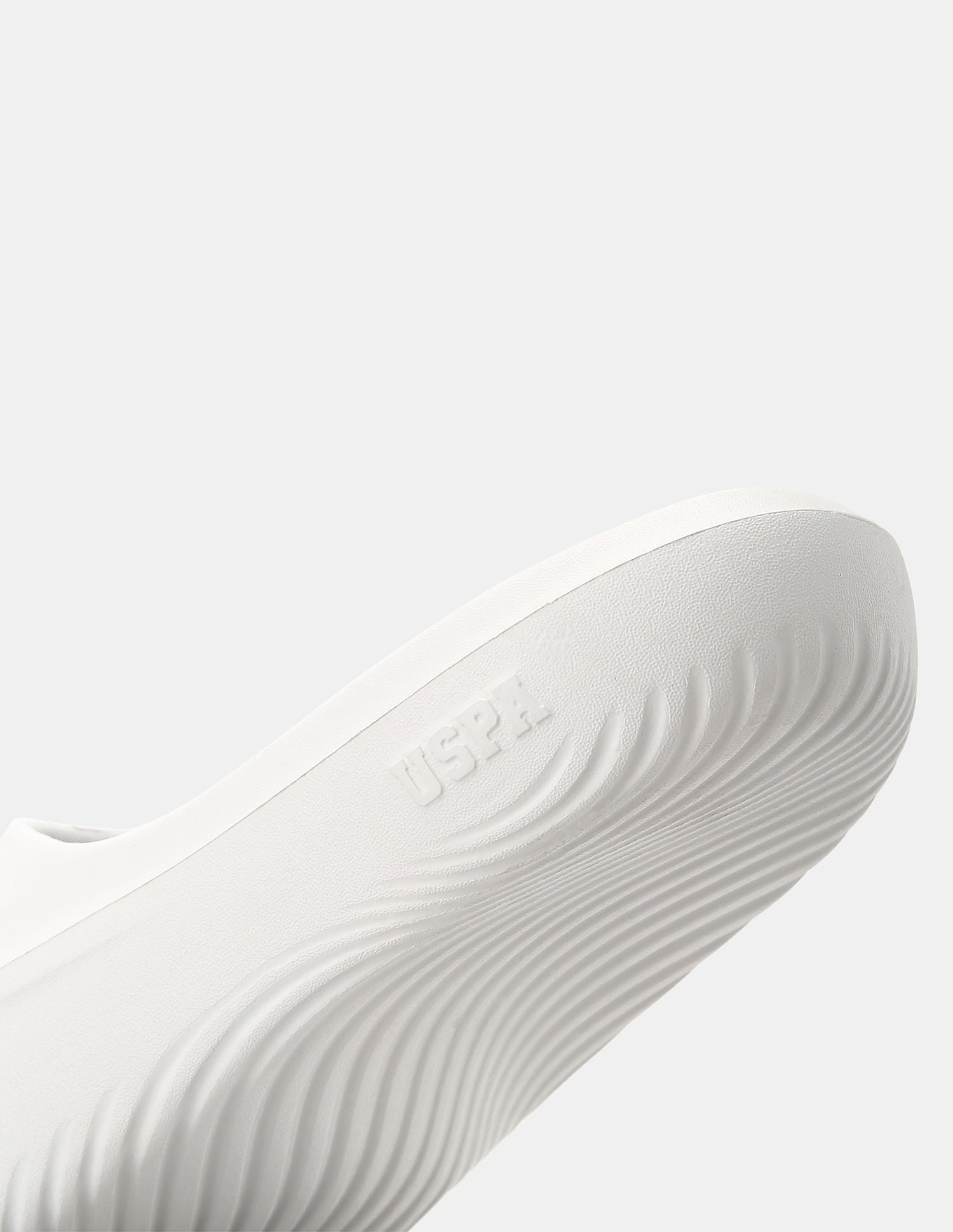 Men Arda Solid Sliders White - U.S. POLO ASSN. | Large