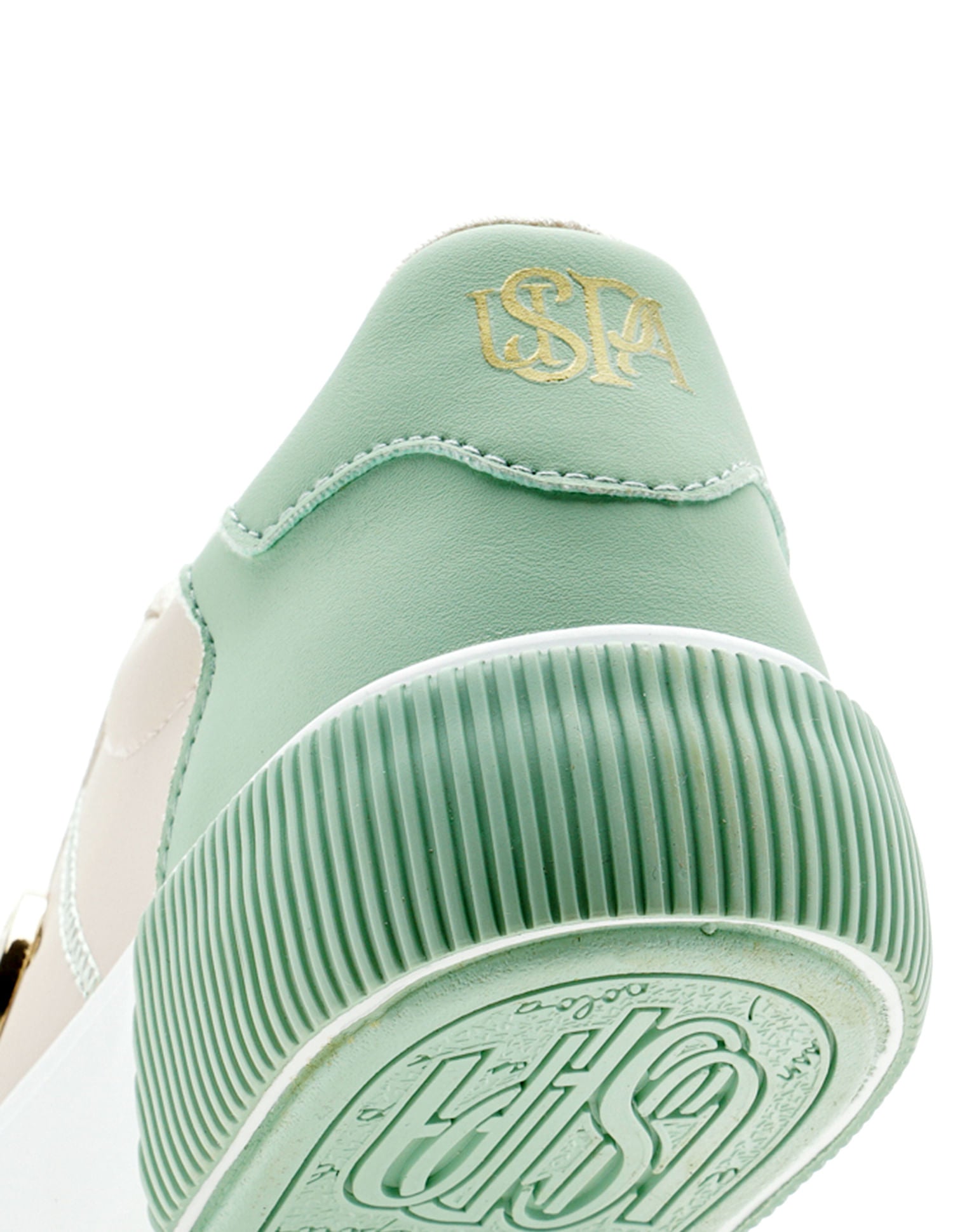 U.S. Polo Assn. Women Katy 3.0 Colourblock Sneakers with Textured Sole Light Green - U.S. POLO ASSN. | Large