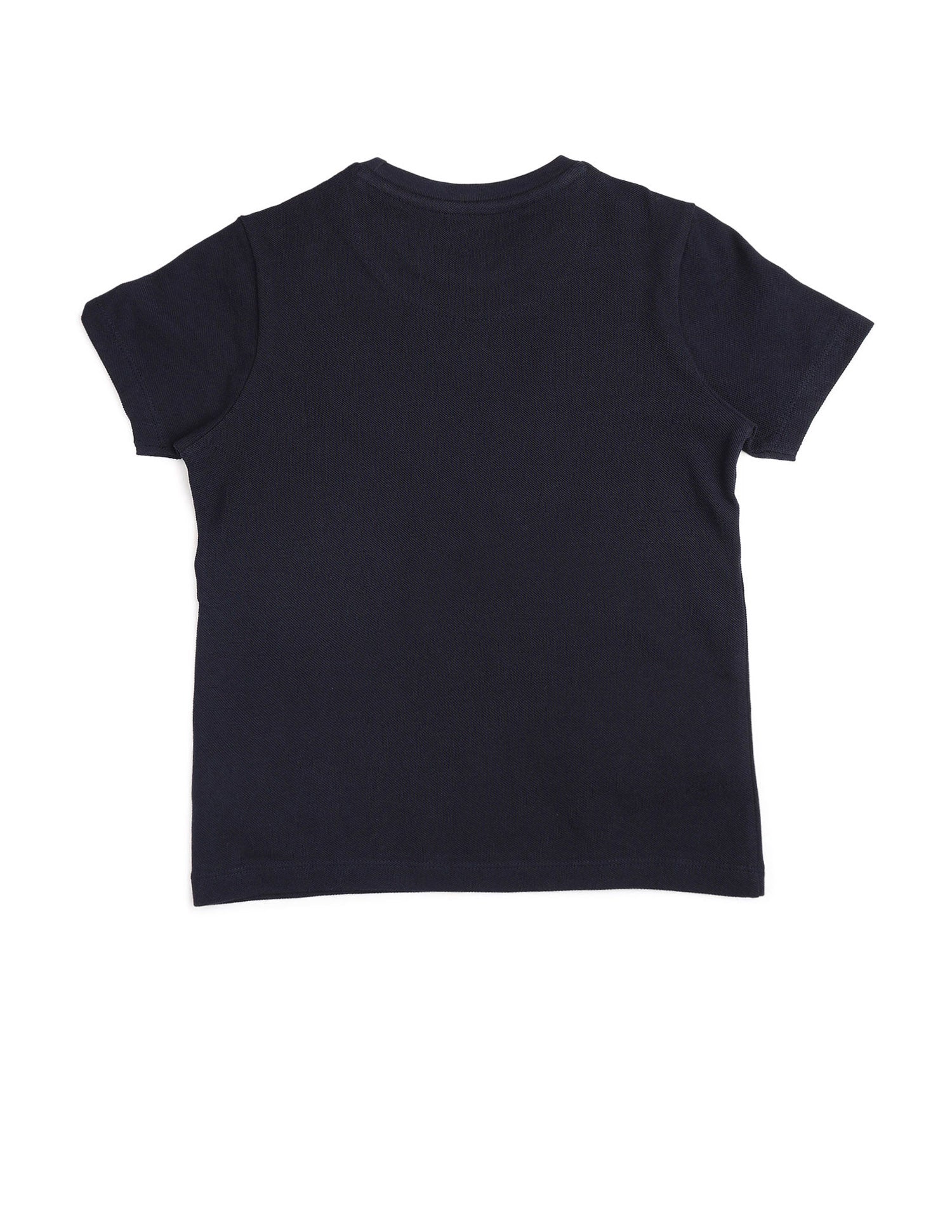 Boys Pure Cotton Brand Embossed T Shirt Navy - U.S. POLO ASSN. | Large