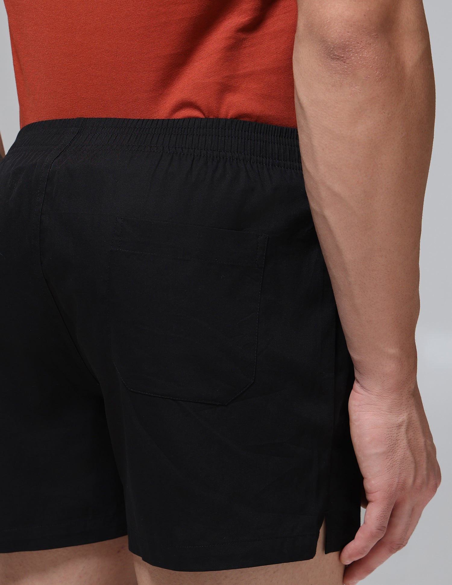 Pure Cotton Mid Rise OEX14 Boxers - Pack Of 1 Uspa Black - U.S. Polo Assn. India | Large