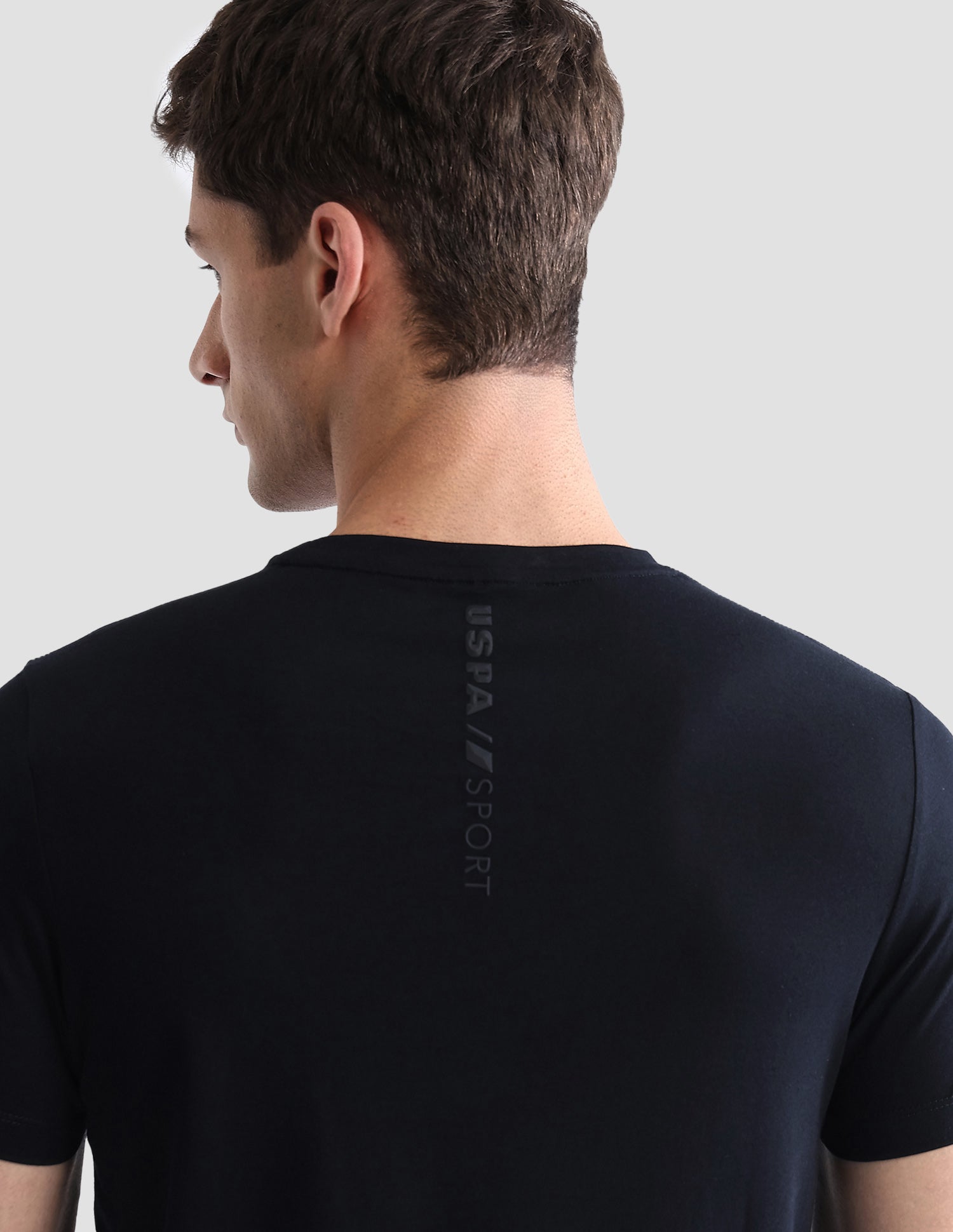 Brand Printed Regular Fit Active T-Shirt Navy - U.S. POLO ASSN. | Large