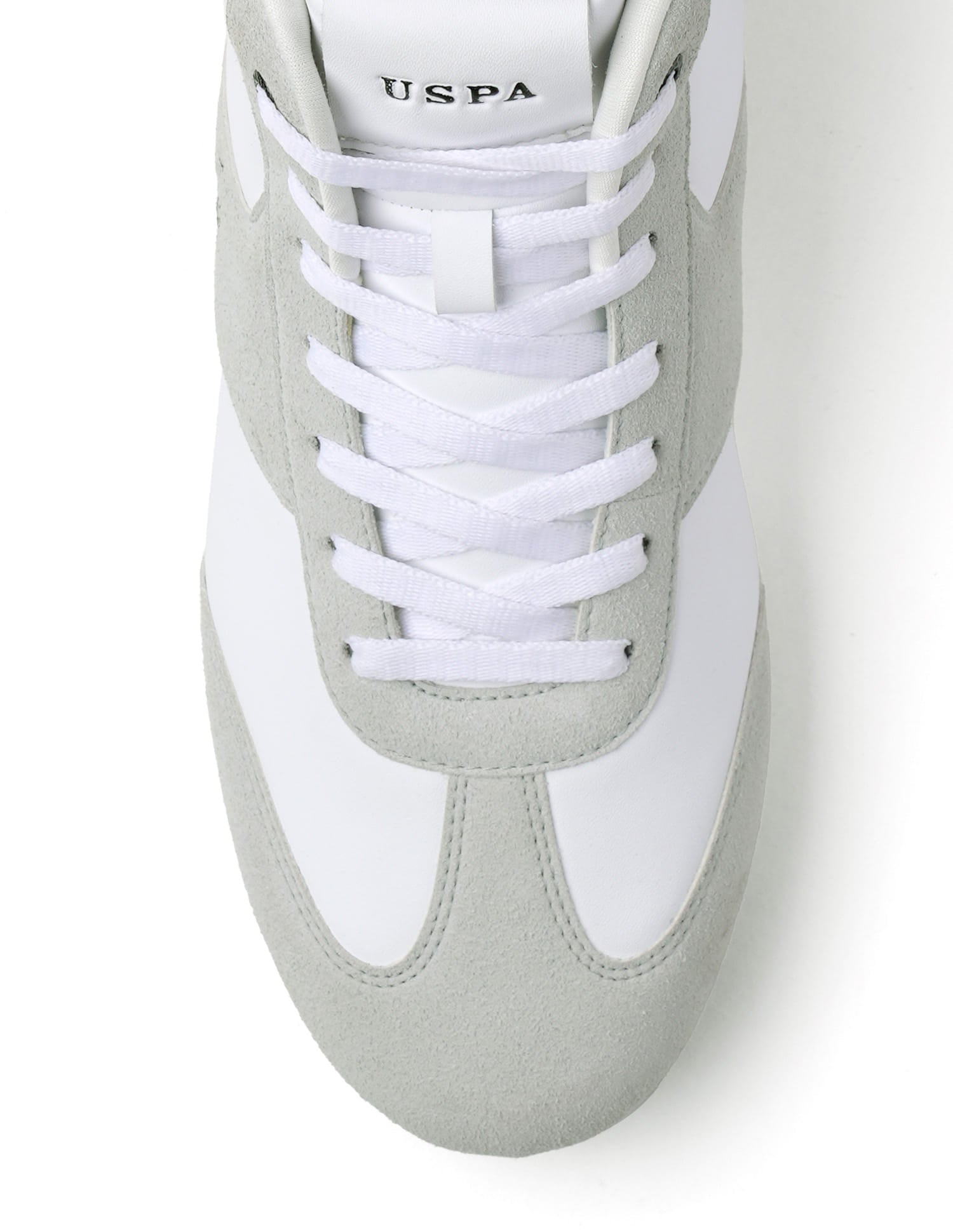 Men Rano Suede Colourblocked Sneakers Grey - U.S. Polo Assn. India | Large