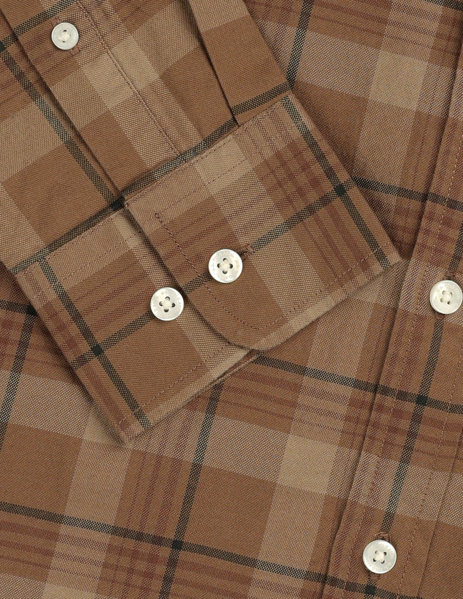 Tartan Checked Regular Fit Shirt Brown - U.S. Polo Assn. India | Large