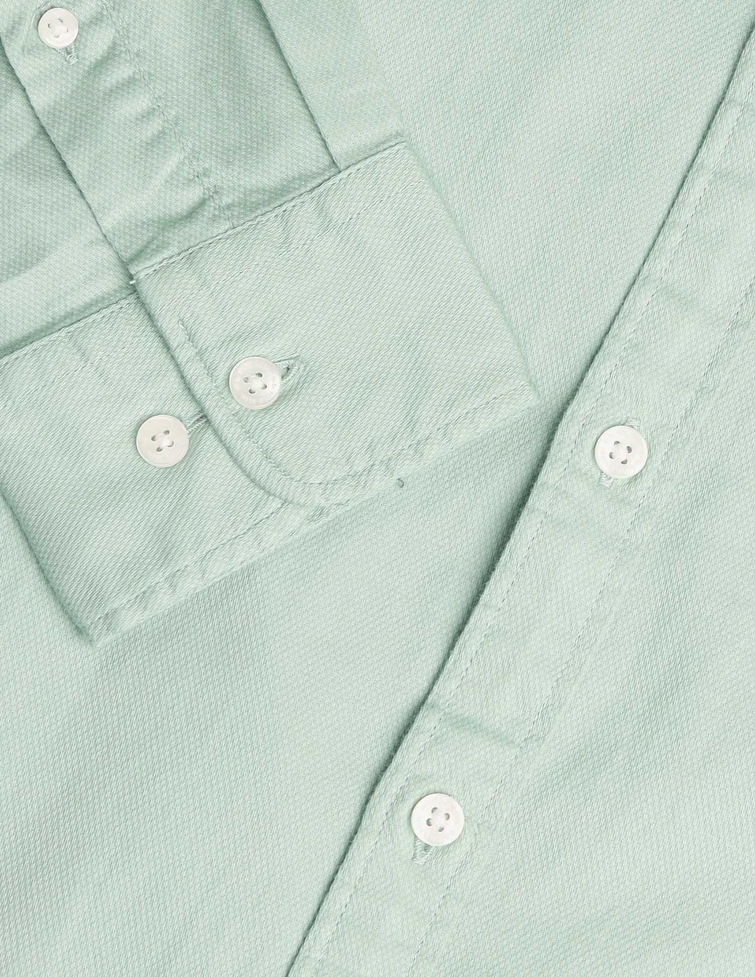 Solid Tailored Fit Shirt Light Green - U.S. Polo Assn. India | Large