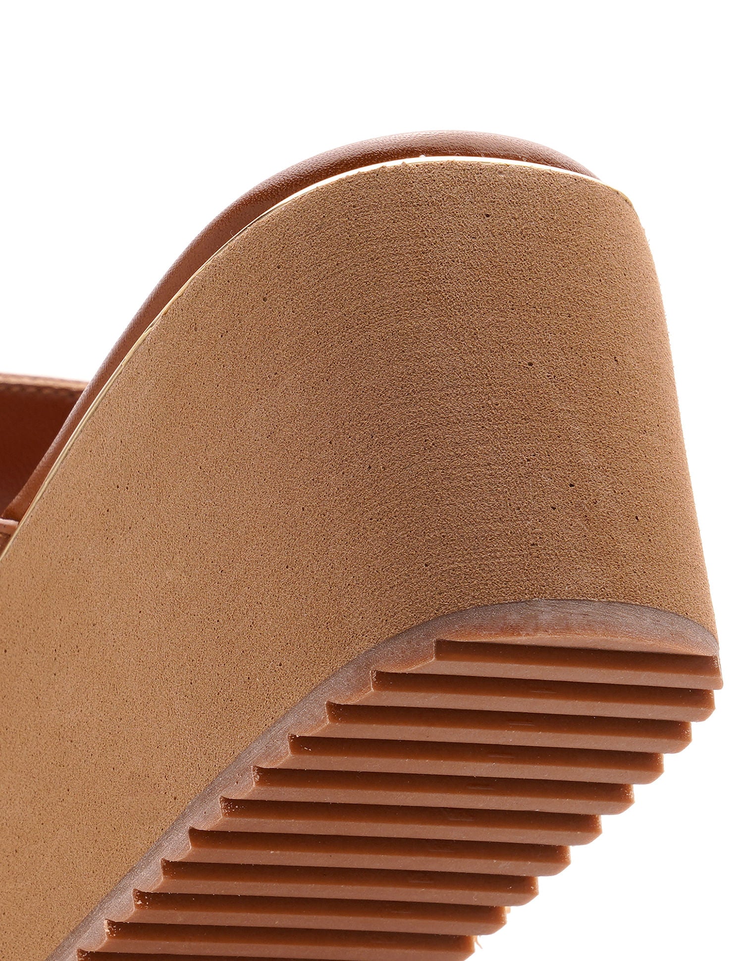 Open Toe Elettra Wedge Sandals Tan - U.S. POLO ASSN. | Large