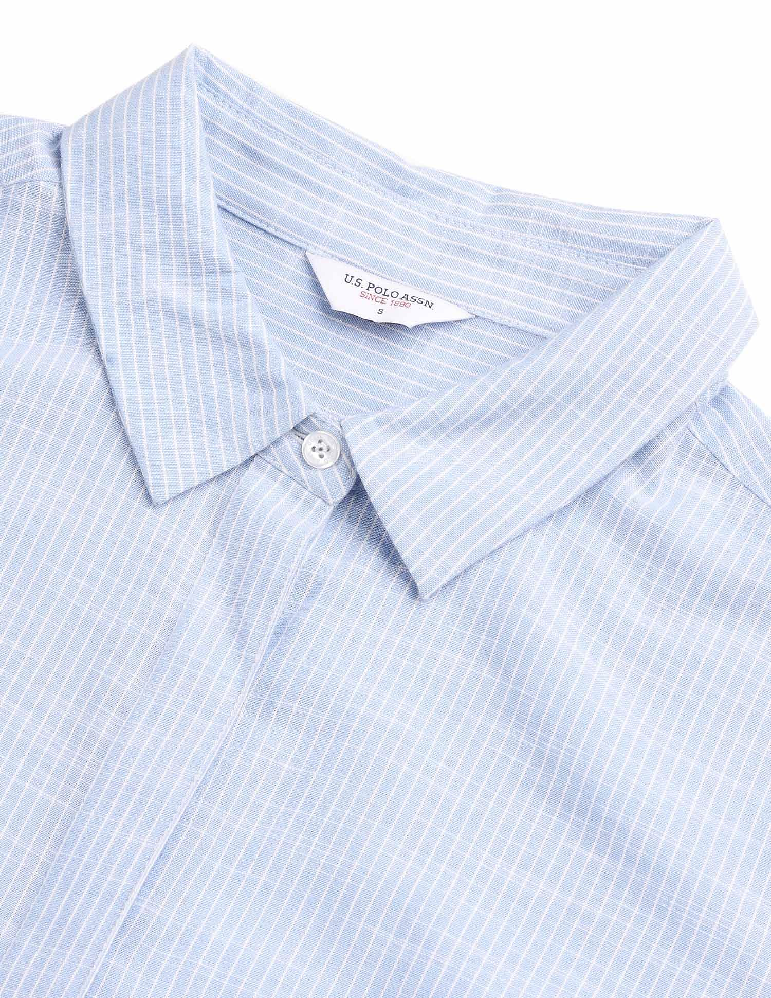 Schiffli Vertical Striped Shirt Multi-colour - U.S. Polo Assn. India | Large