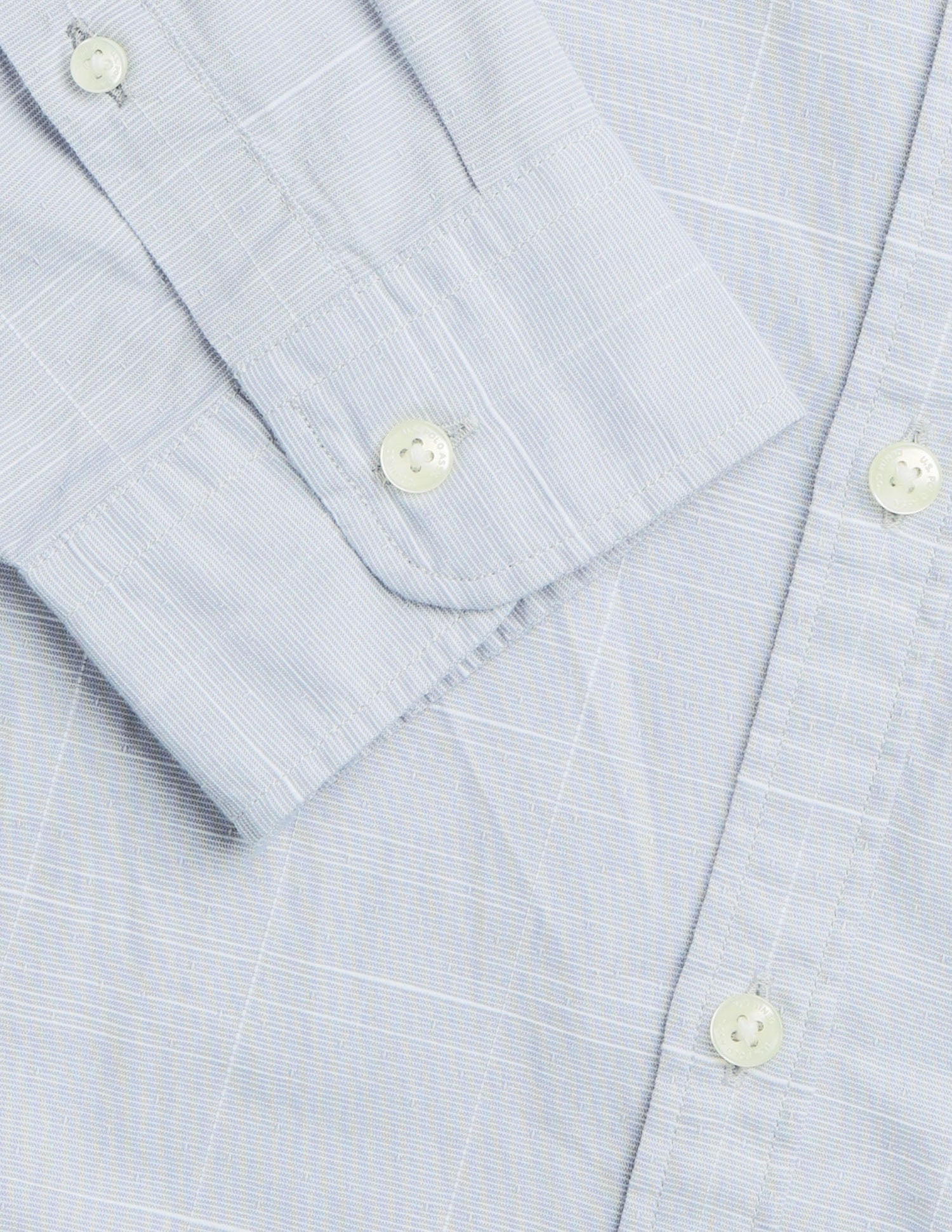 Windowpane Checked Jaquard Shirt Light Grey - U.S. Polo Assn. India | Large