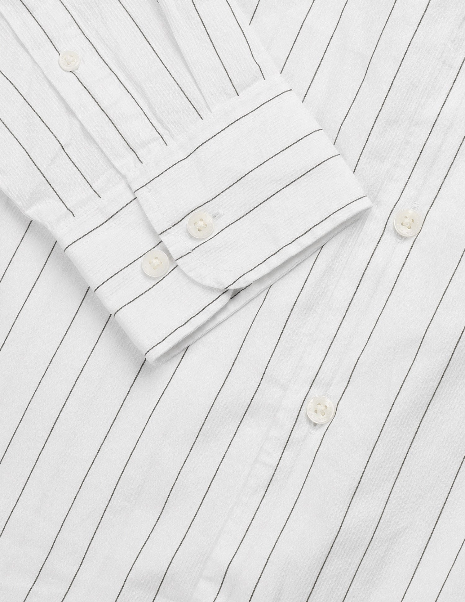 Dobby Vertical Striped Shirt White - U.S. Polo Assn. India | Large