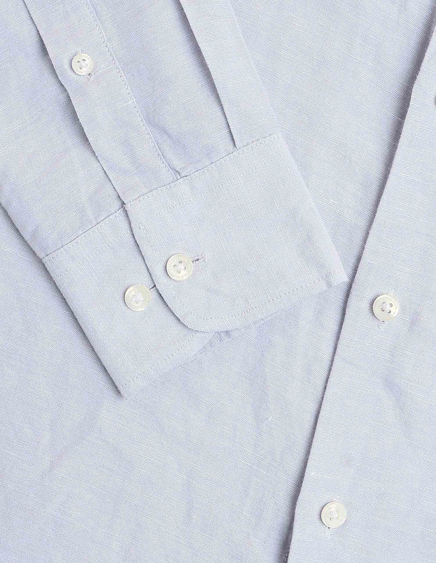 Tailored Fit Solid Shirt Light Grey - U.S. POLO ASSN. | Large