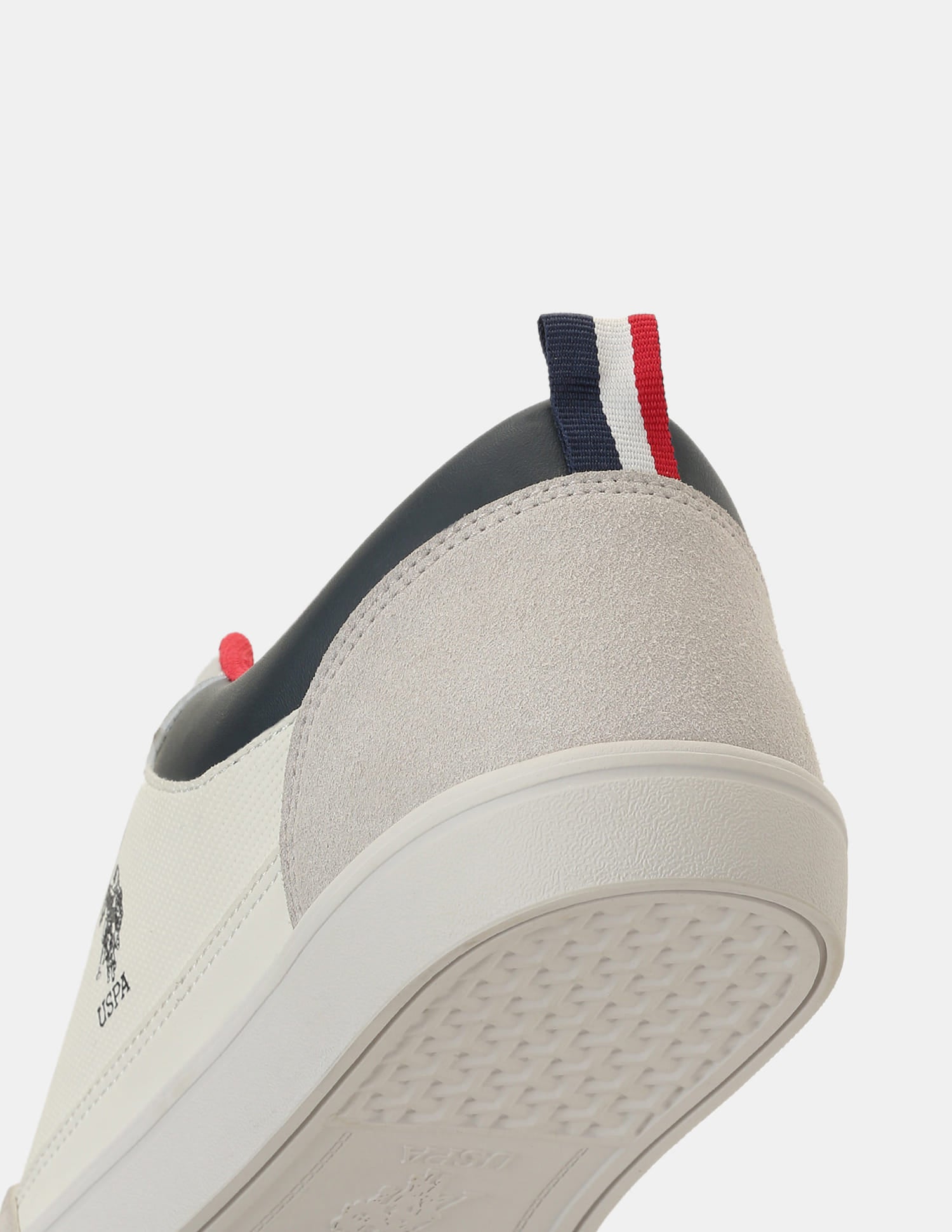 Men Colour Blocked Lucian Sneakers Light Grey - U.S. Polo Assn. India | Large