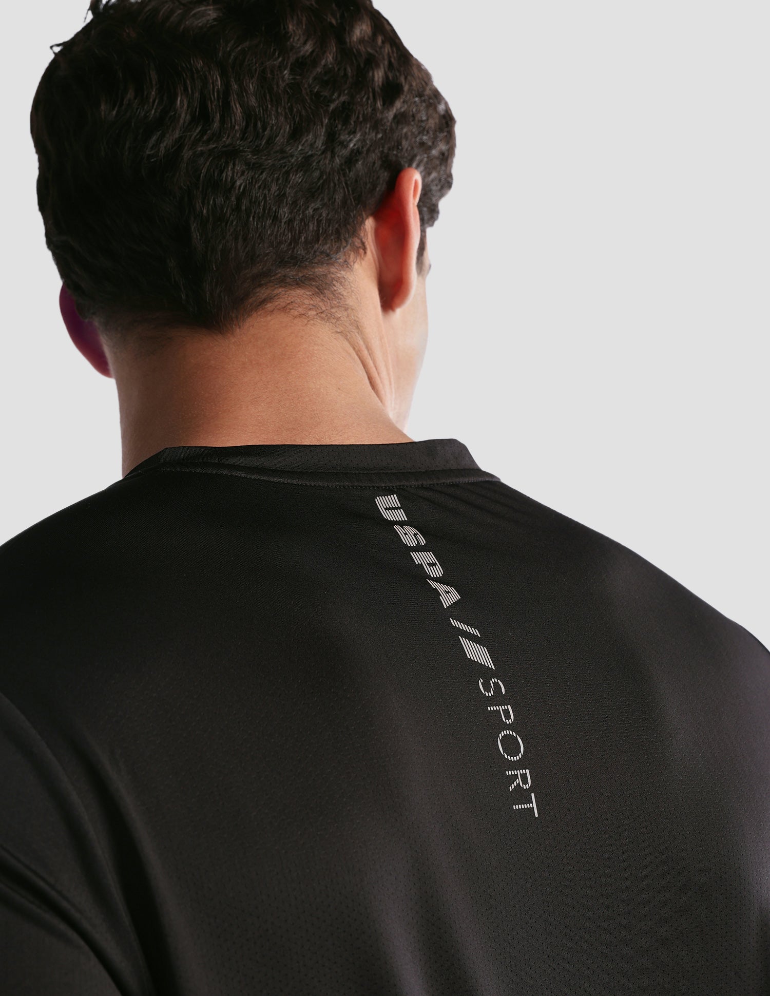 Solid Regular Fit Active T-Shirt Black - U.S. Polo Assn. India | Large